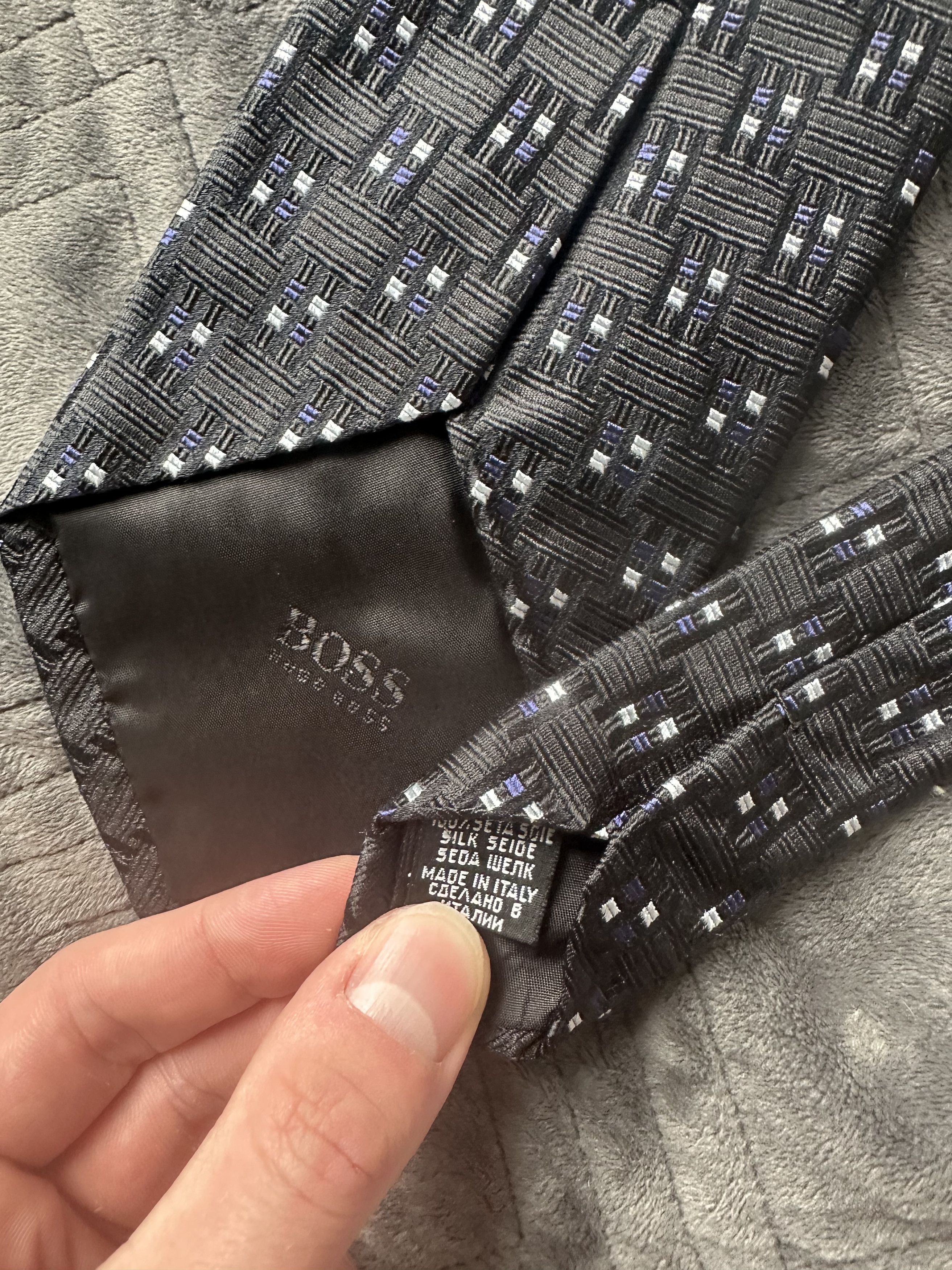 Hugo Boss Jacquard Woven Silk Tie Size ONE SIZE - 5 Thumbnail