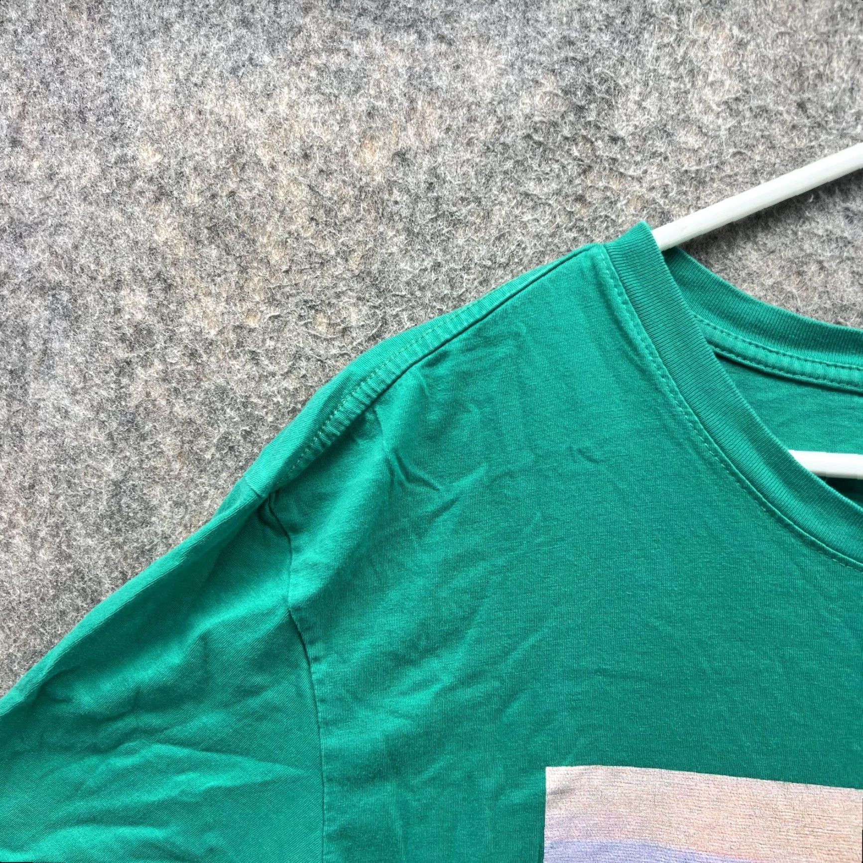 Levi's Levi's Shirt Men XL Green Cotton Logo Crewneck T-Shirt Casual All Seasons Vintage: No Size US XL / EU 56 / 4 - 3 Thumbnail