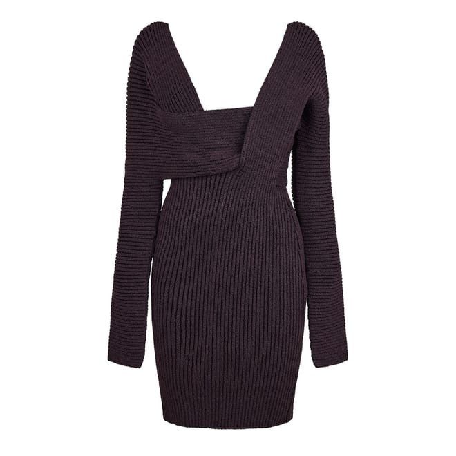 Bottega Veneta Bottega Veneta Asymmetric Knit Mini Sweater Dress Size M / US 6-8 / IT 42-44 - 1 Thumbnail
