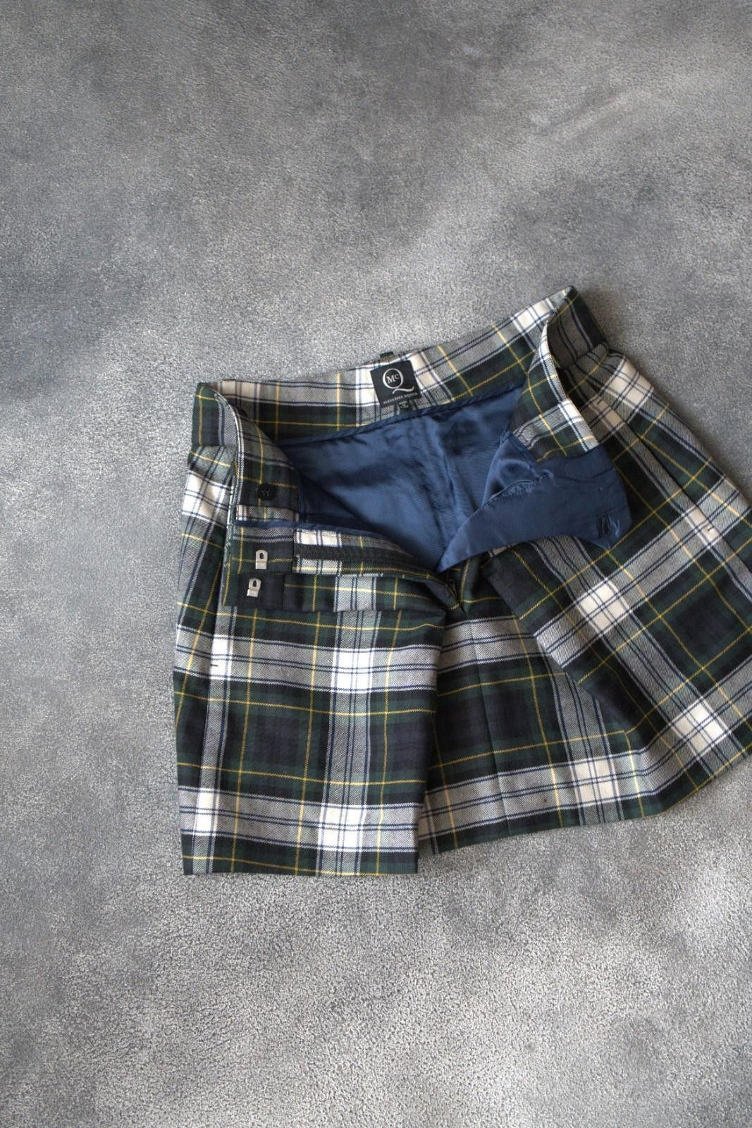 Alexander McQueen Alexander McQueen Wool Tartan Plaid Pleat Rupert Skirt Size 28" / US 6 / IT 42 - 11 Thumbnail