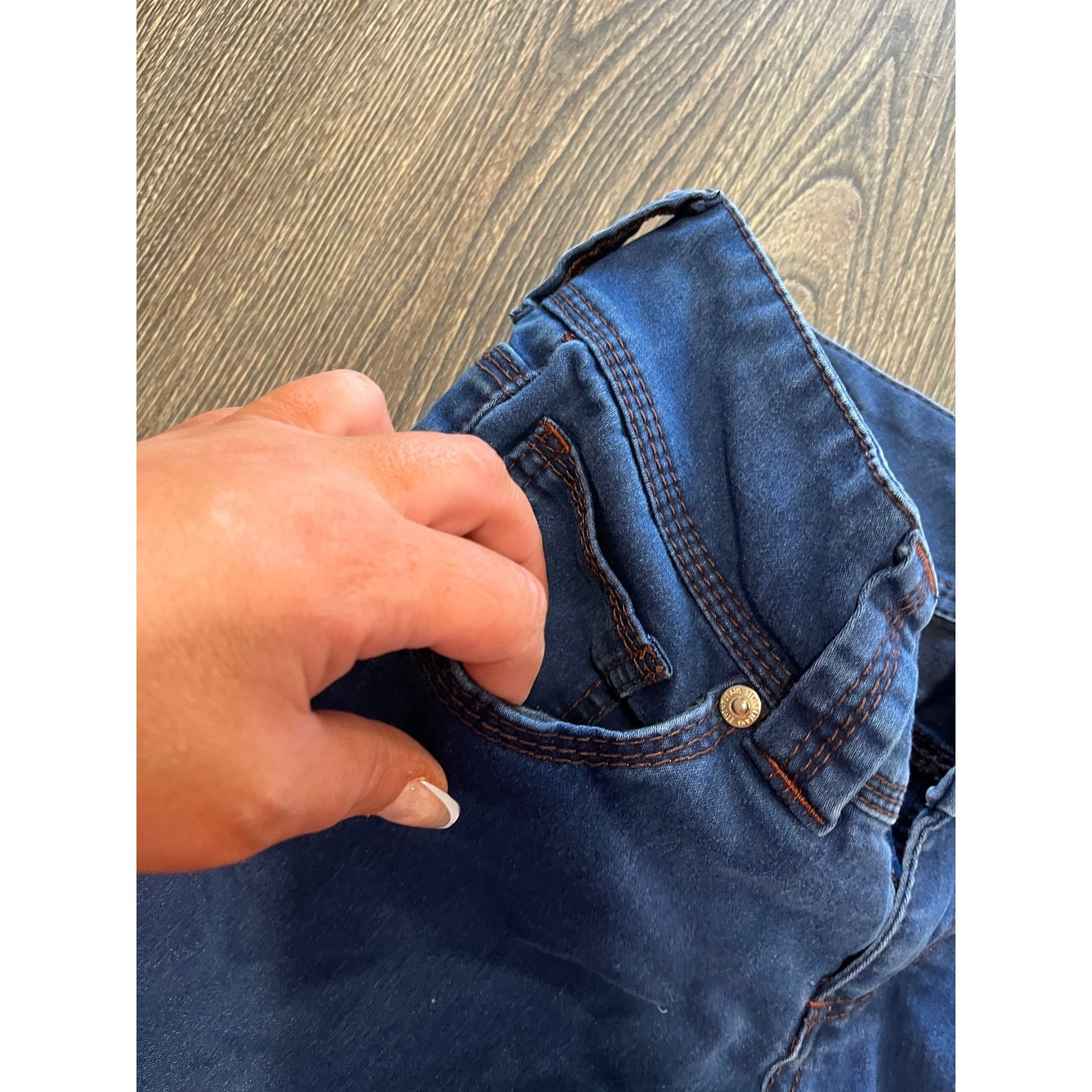 Seven 7 Seven7 Legging Jeans Mid Rise Denim Stretch Blue Size 4P Size 27" / US 4 / IT 40 - 5 Thumbnail