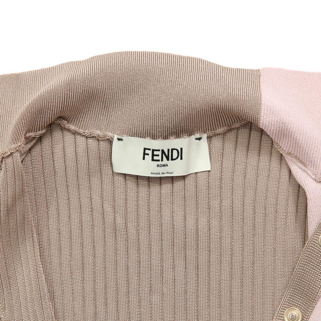 Fendi FENDI color-block silk maxi dress ss2018 size 38, beige. Size XS / US 0-2 / IT 36-38 - 12 Thumbnail