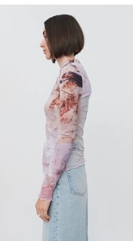 Our Legacy Our Legacy Printed high collar top Size S / US 4 / IT 40 - 3 Thumbnail