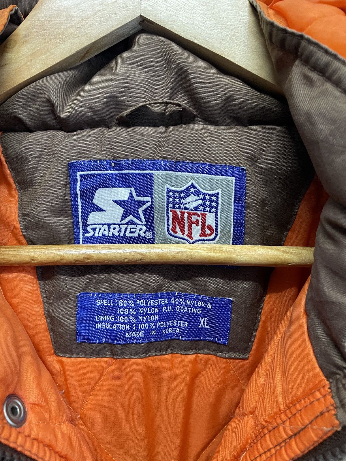 NFL Rare Design Vintage Brand Starter X NFL Browns Jacket 1990s Size US XL / EU 56 / 4 - 14 Thumbnail