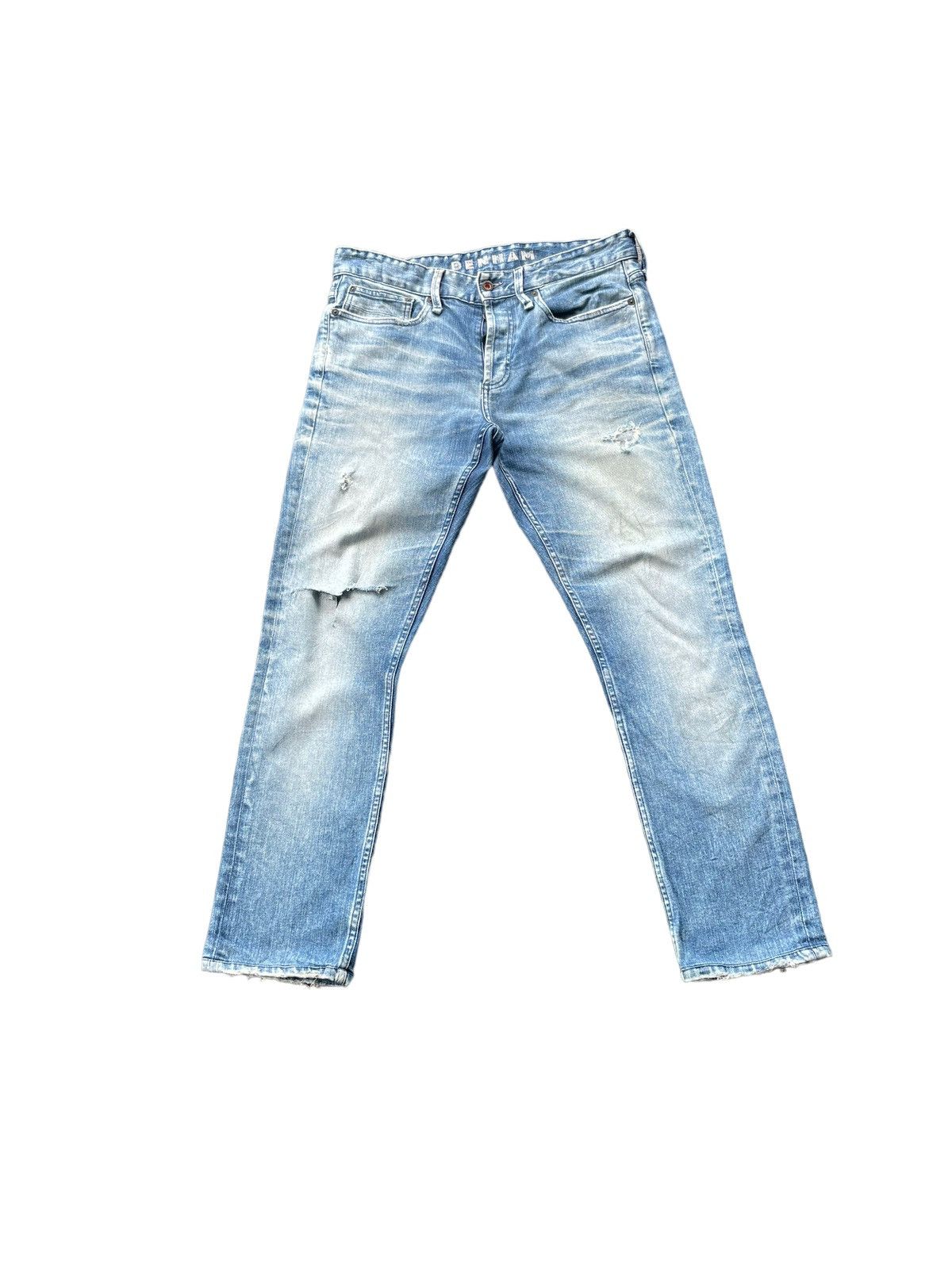 Denham Razor Slim Fit Distresed Denim