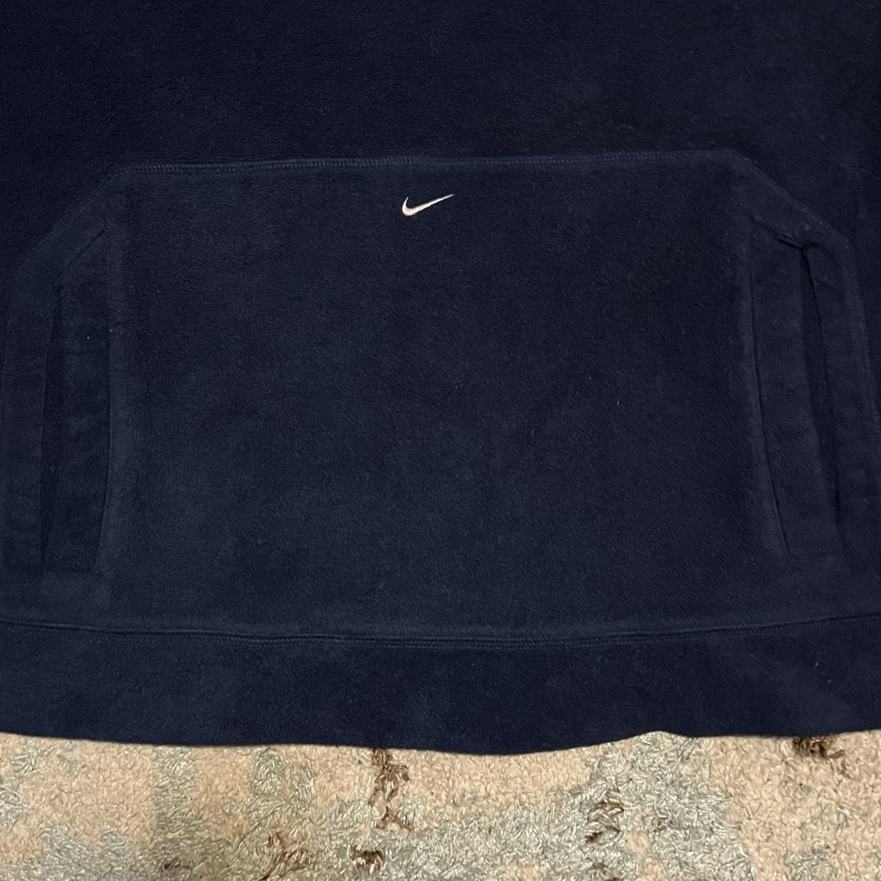 Nike × Vintage Vintage Nike Spellout Fleece Hoodie Size 2XL Center Swoosh Size US XXL / EU 58 / 5 - 4 Thumbnail