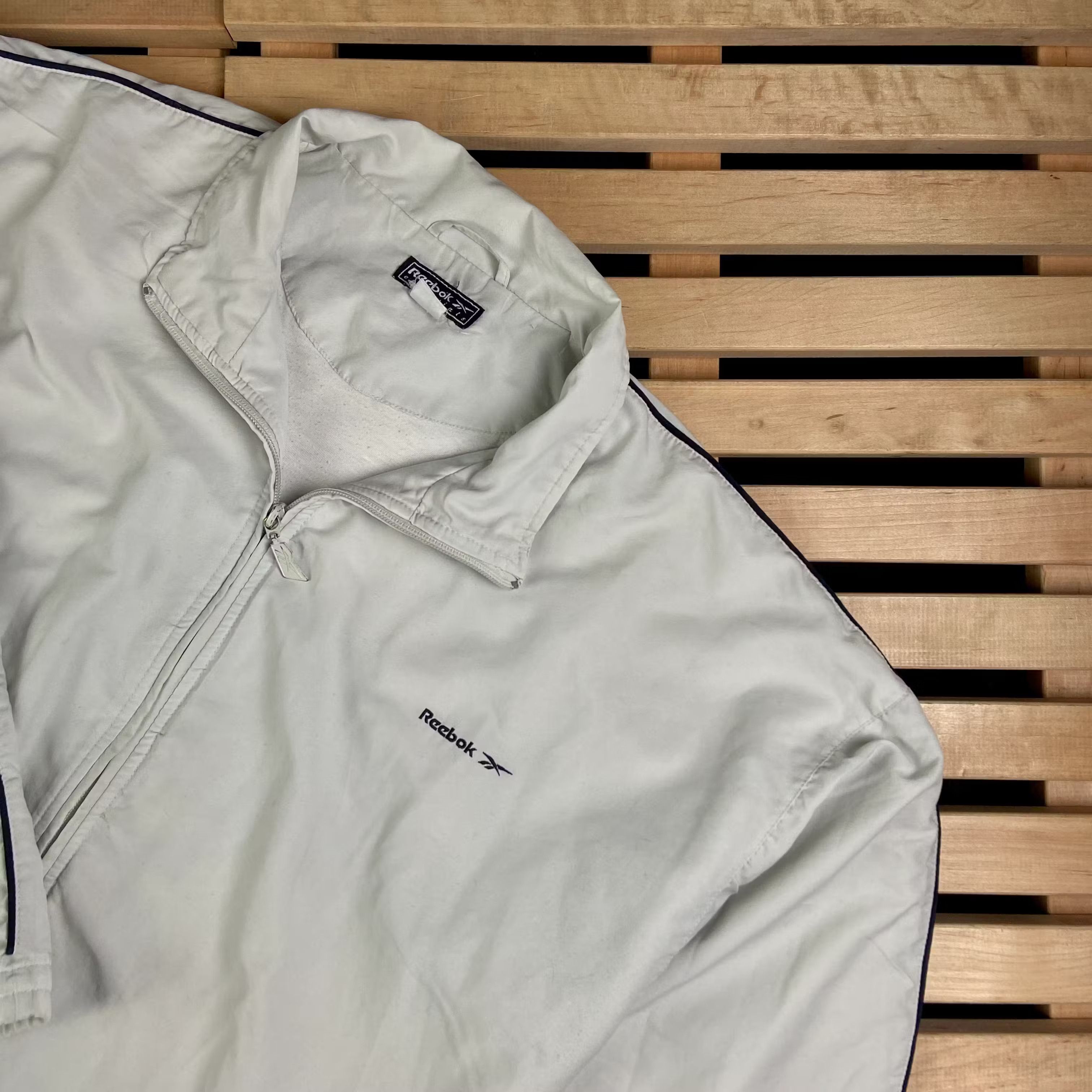 Reebok × Vintage Mens Bomber Jacket Reebok Vintage Size L Size US L / EU 52-54 / 3 - 2 Thumbnail