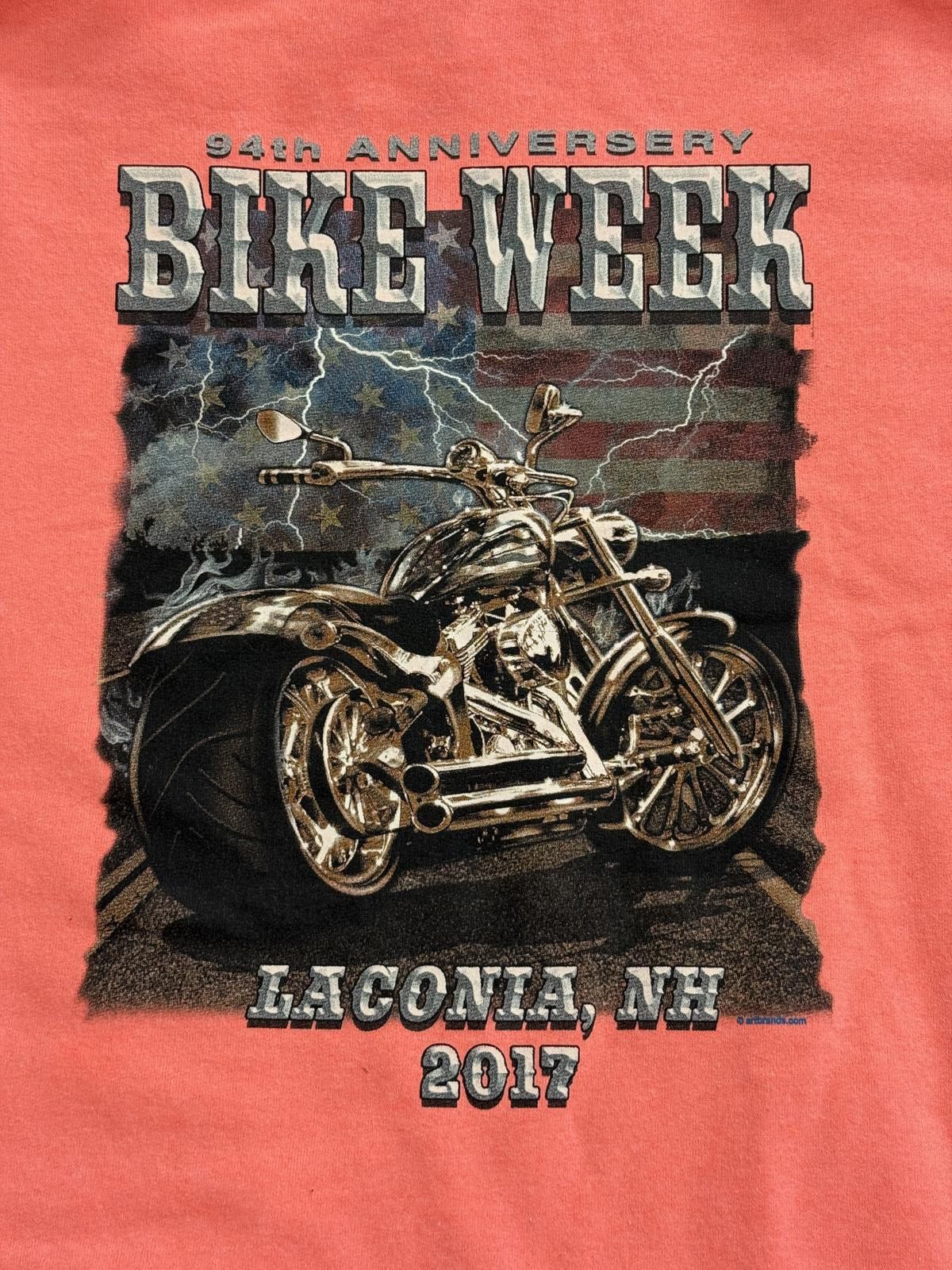Jerzees Bike Week Hoodie Laconia New Hampshire 2017 M Size US M / EU 48-50 / 2 - 5 Thumbnail