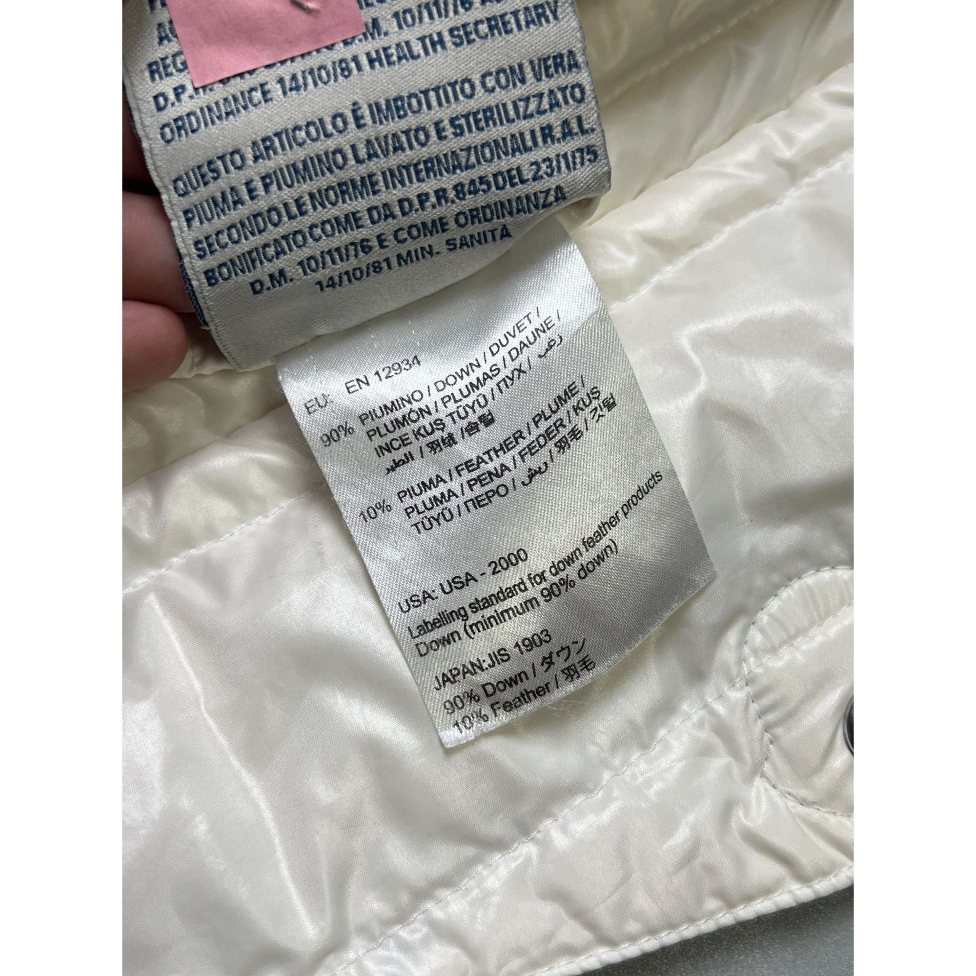 Moncler Moncler White Down Clutch (Y1033) Size ONE SIZE - 13 Thumbnail