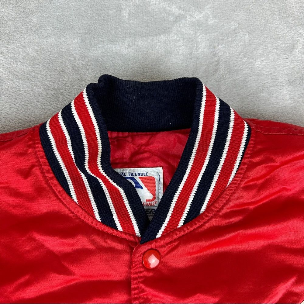 Starter Vintage MLB St Louis Cardinals Red Satin Varsity Jacket men Size US XL / EU 56 / 4 - 6 Thumbnail