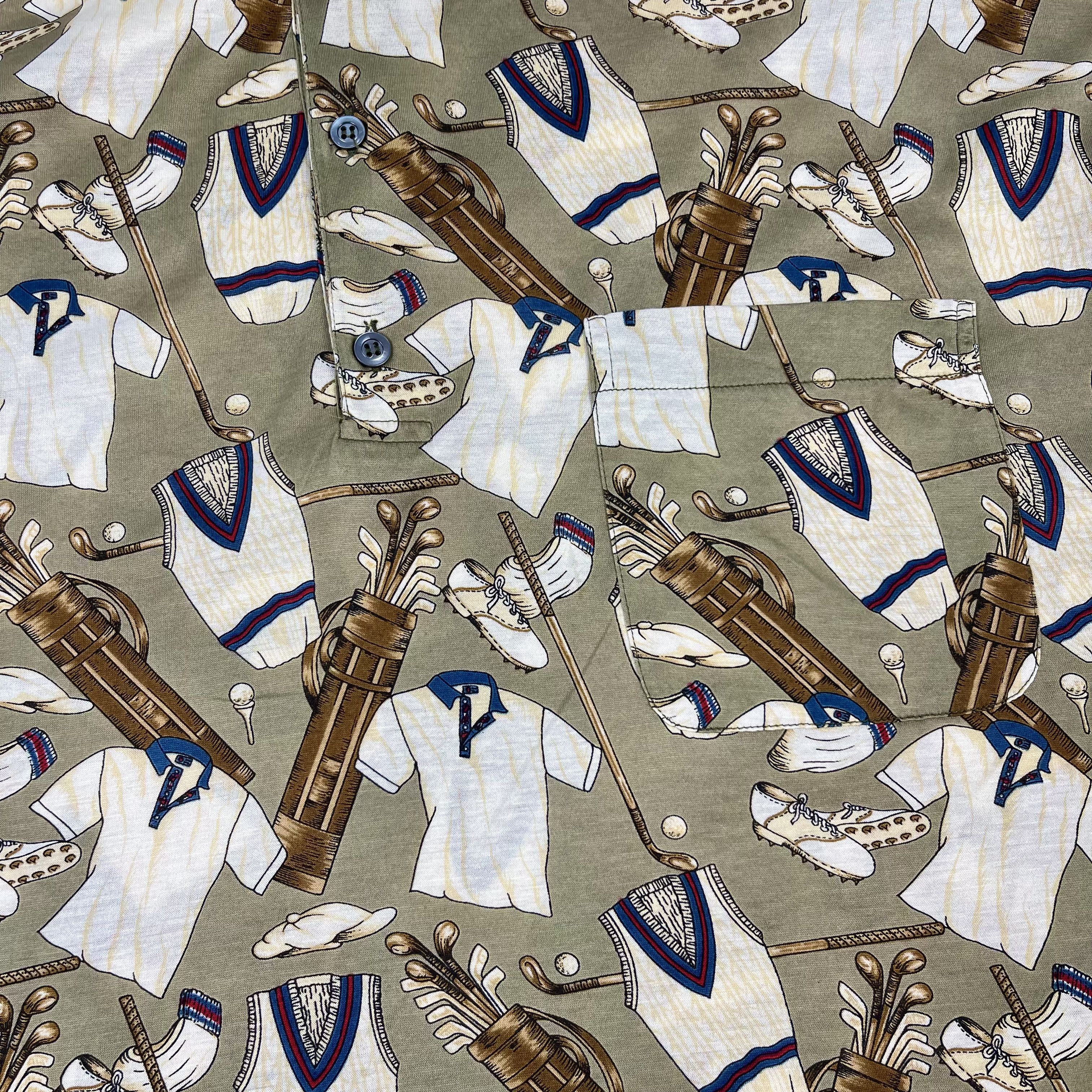 Other Vintage Nino Marini allover print golfing polo Size US XXL / EU 58 / 5 - 2 Thumbnail