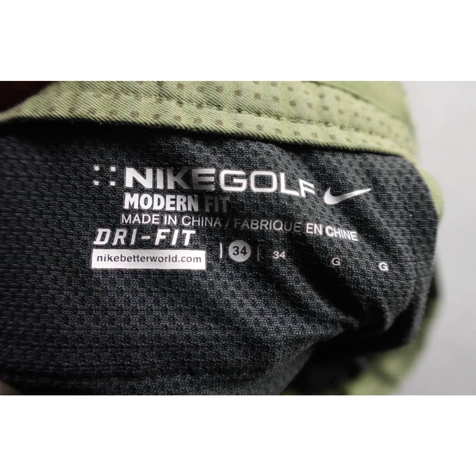 Nike Nike Golf Shorts Men 34 Green Lightweight Chino Stretch Performance Active Size US 34 / EU 50 - 7 Thumbnail