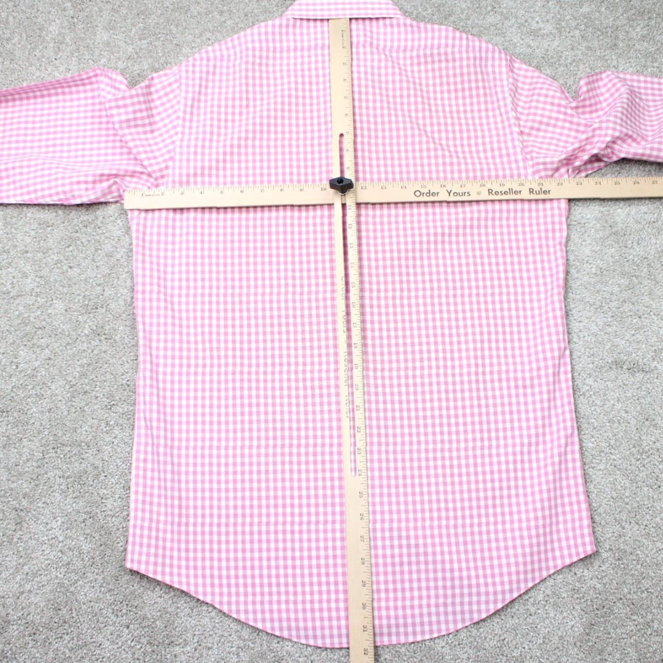 Brooks Brothers Brooks Brothers Shirt Mens 16 34 Pink/White Non-Iron Supima Cotton L/S Dress Shirt Men's Regular Color Pink Pattern Check Modern Classic Size US L / EU 52-54 / 3 - 7 Thumbnail