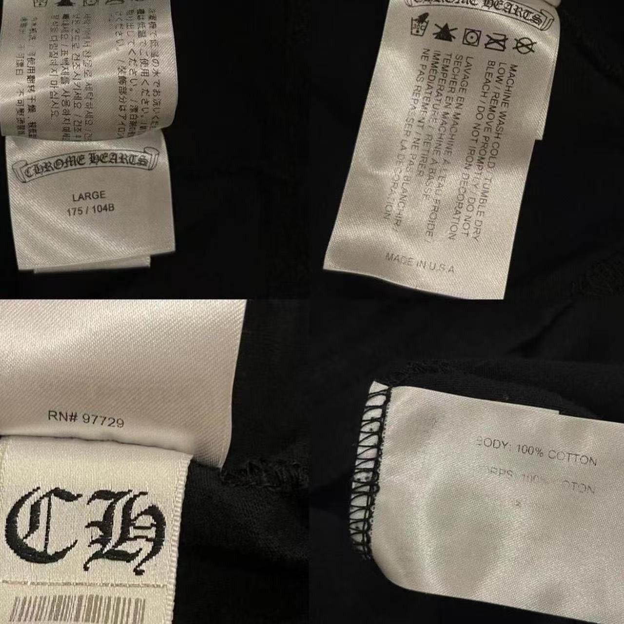 Chrome Hearts Chrome Hearts Vintage black LS Size US L / EU 52-54 / 3 - 3 Thumbnail
