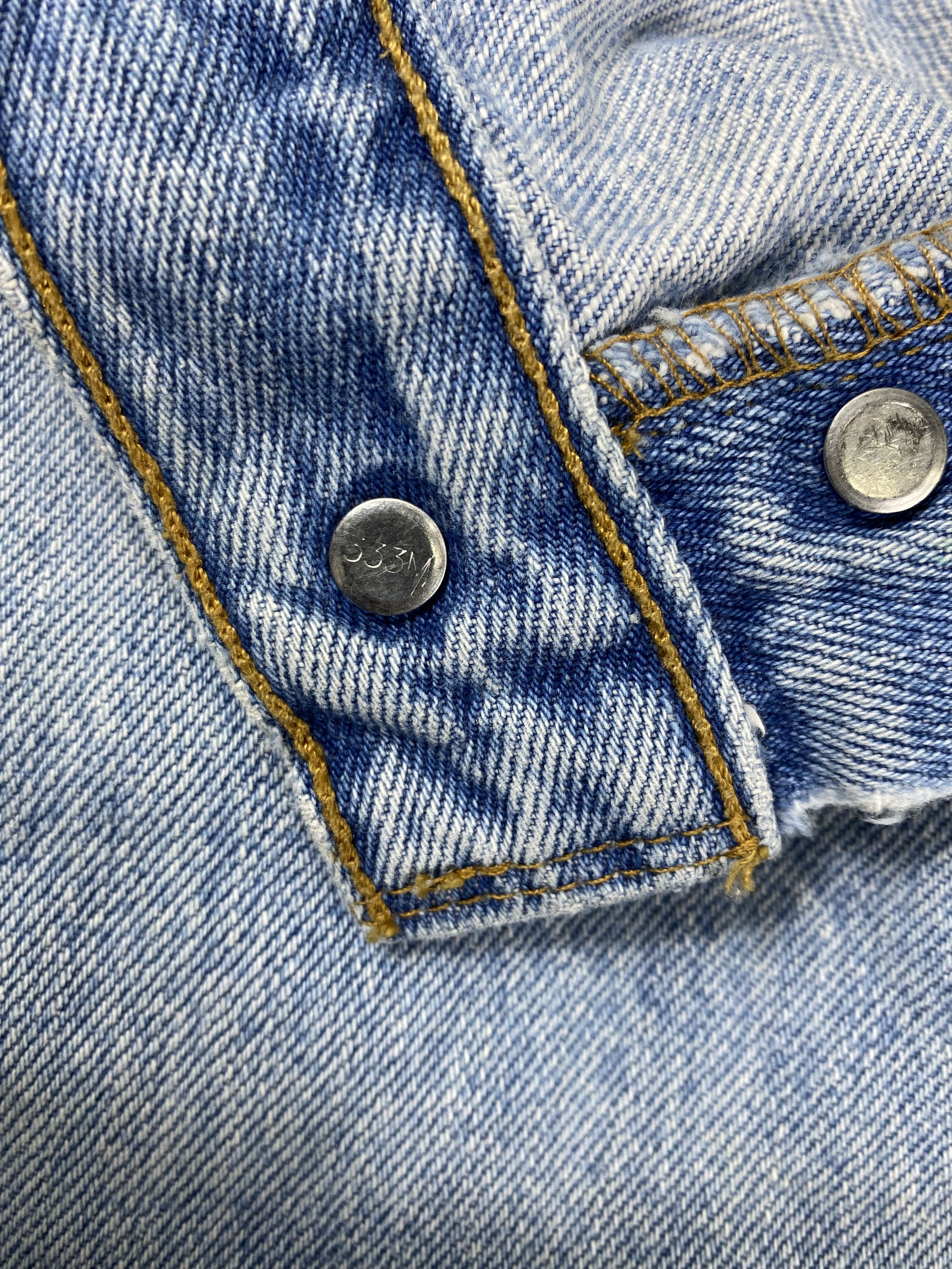 Japanese Brand Light Blue Wash Vintage Levi's 501 Jeans 29x25 Denim -JN2242 Size US 29 - 7 Thumbnail