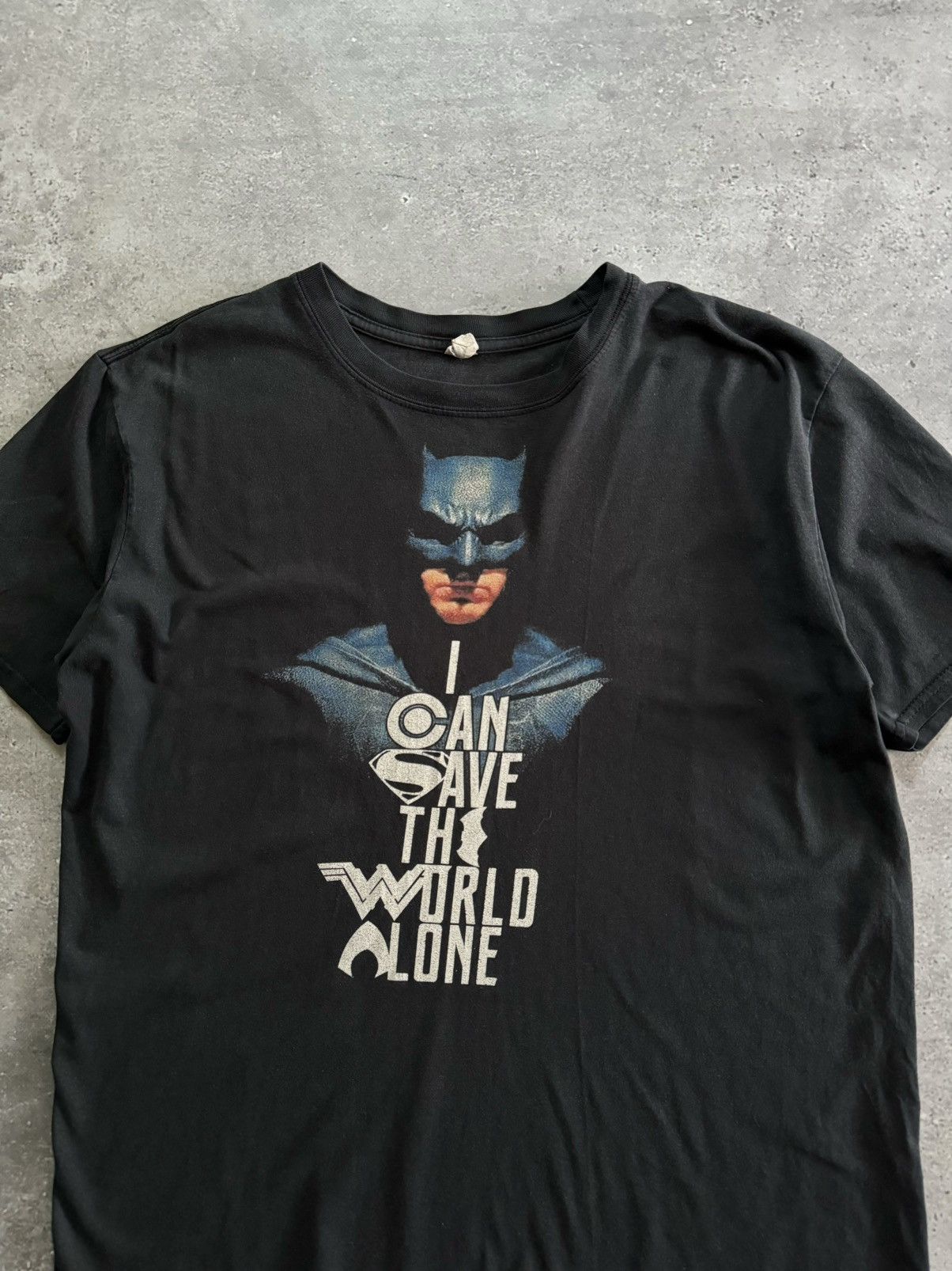 DC Comics × Vintage Batman ‘Juctice League’ DC Promo Movie T-Shirt Size US L / EU 52-54 / 3 - 1 Thumbnail