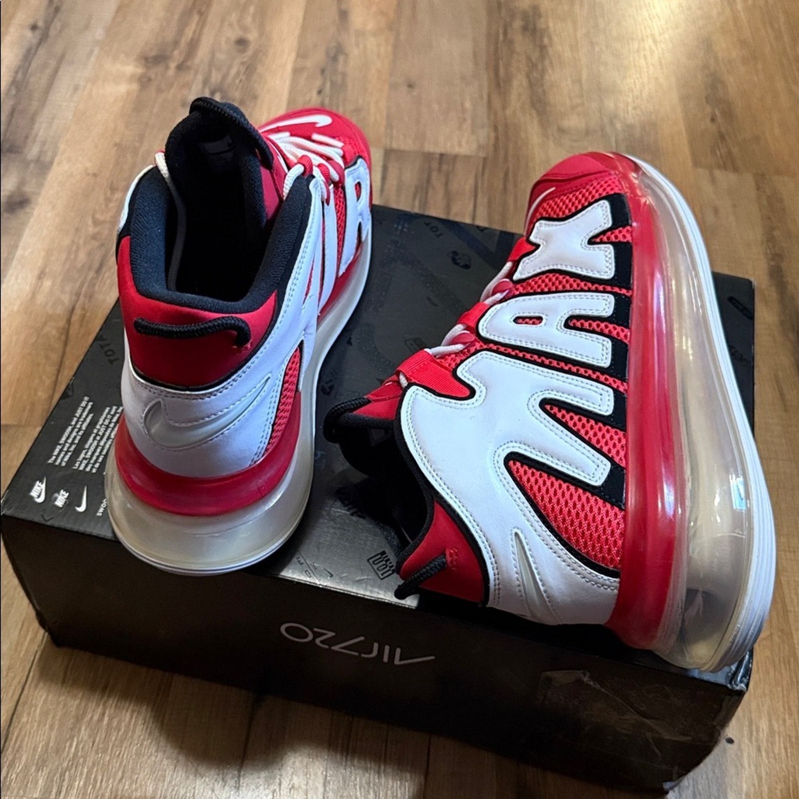 Nike Nike Air More Uptempo 720 QS 2 Varsity Red Size US 11 / EU 44 - 9 Thumbnail