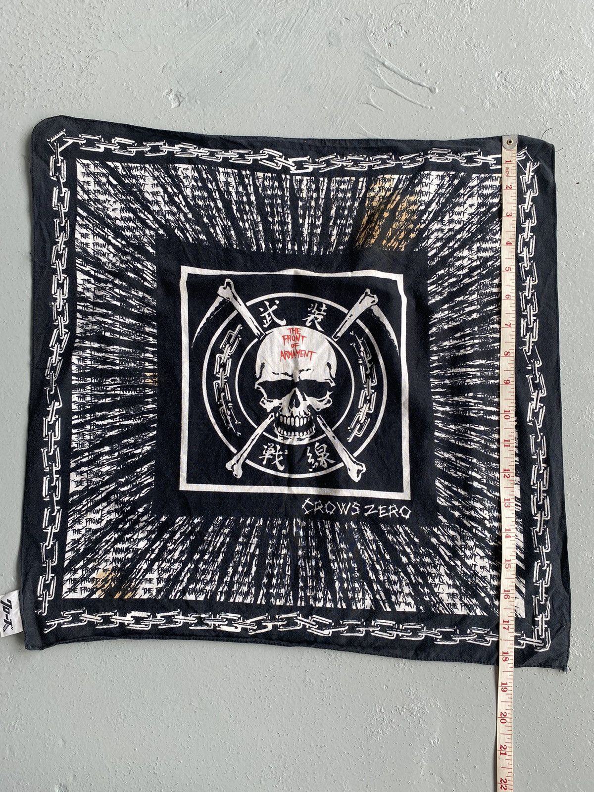 Japanese Brand Crows Zero Bandana Size ONE SIZE - 3 Thumbnail