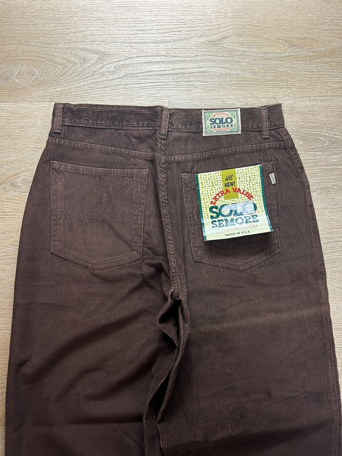 Vintage Solo Wide Leg Baggy Corduroy Pants