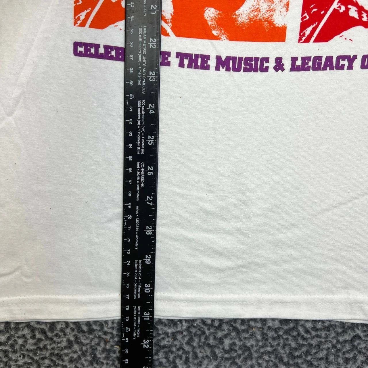 Gildan Vintage Experience Jimi Hendrix Shirt Men XL White Gildan Size US XL / EU 56 / 4 - 4 Thumbnail