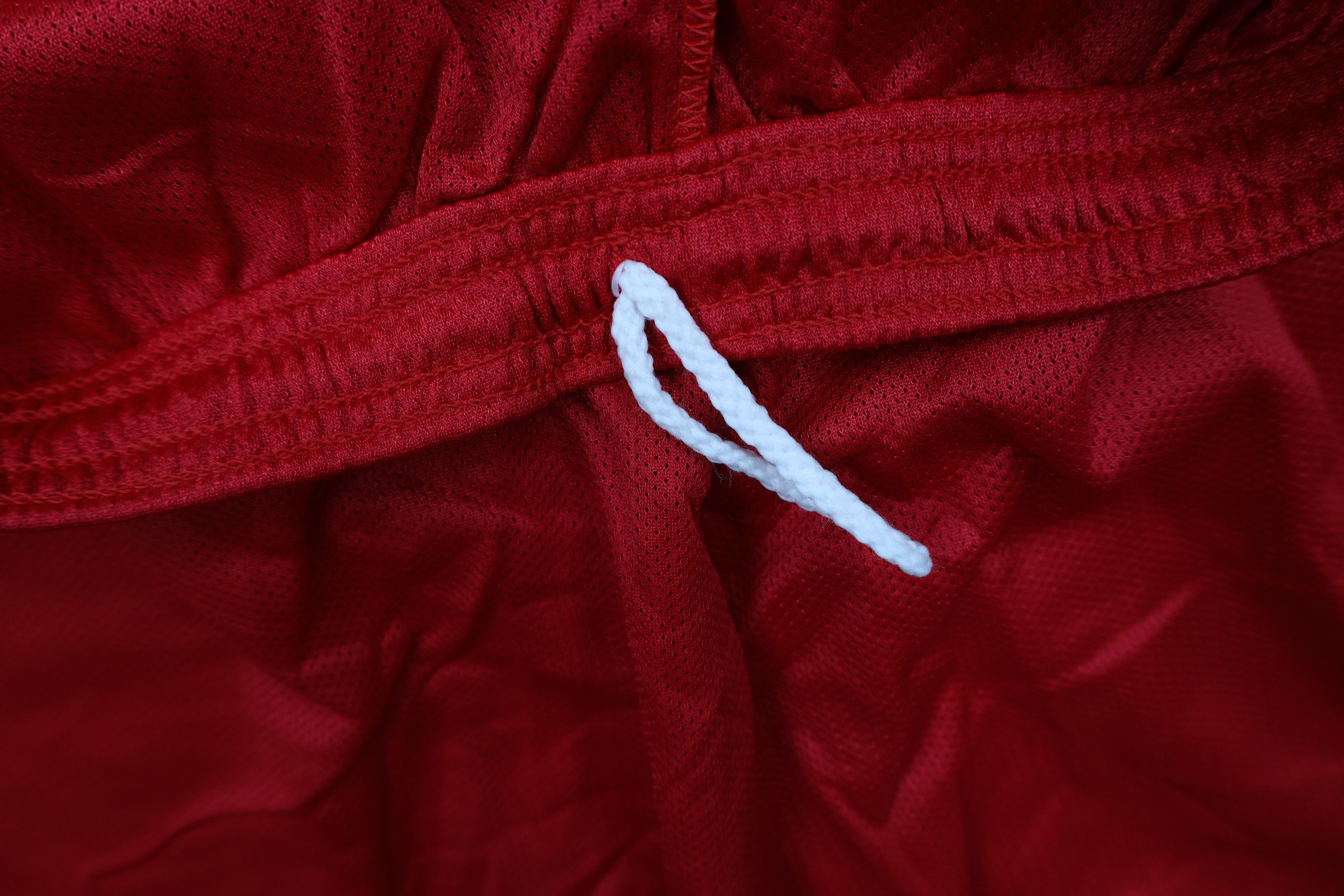 Adidas Deadstock Vintage 90s Adidas Above Knee Mesh Shorts Red USA Size US 36 / EU 52 - 6 Thumbnail