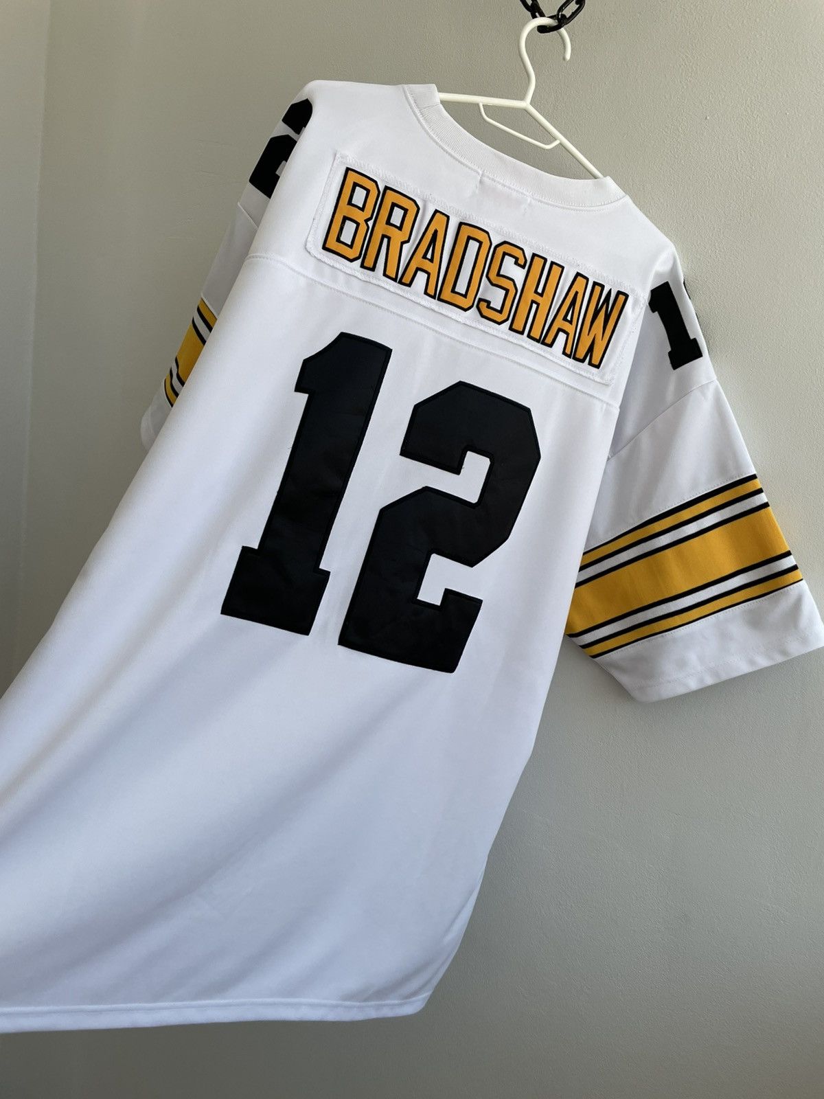 Mitchell & Ness Pittsburg Steelers Terry Bradshaw NFL Football Shirt Jersey Size US XL / EU 56 / 4 - 6 Thumbnail