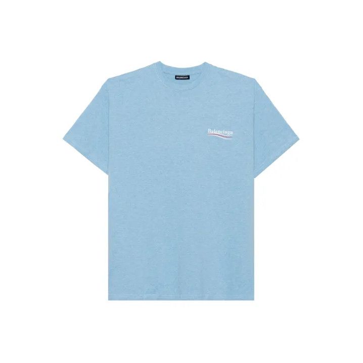 Balenciaga Balenciaga Blue Logo Short Sleeve T-Shirt Size US XS / EU 42 / 0 - 1 Thumbnail