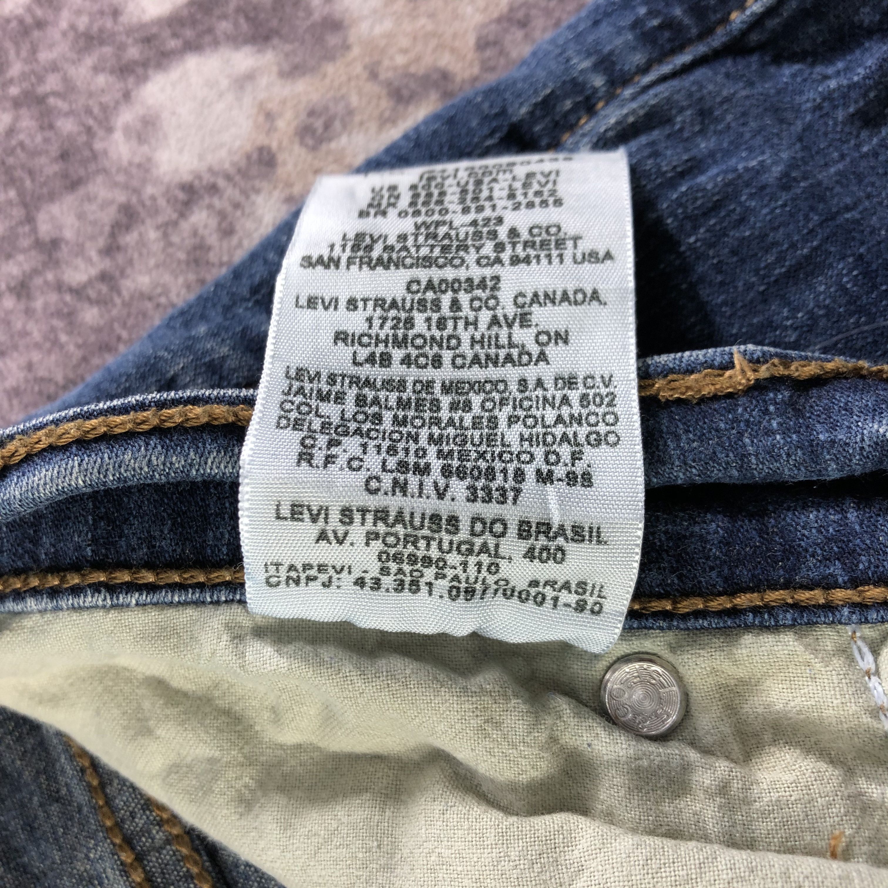 Levi's × Vintage Vintage Blue Wash Levis 512 Jeans-JM3480 Size 31" - 10 Thumbnail