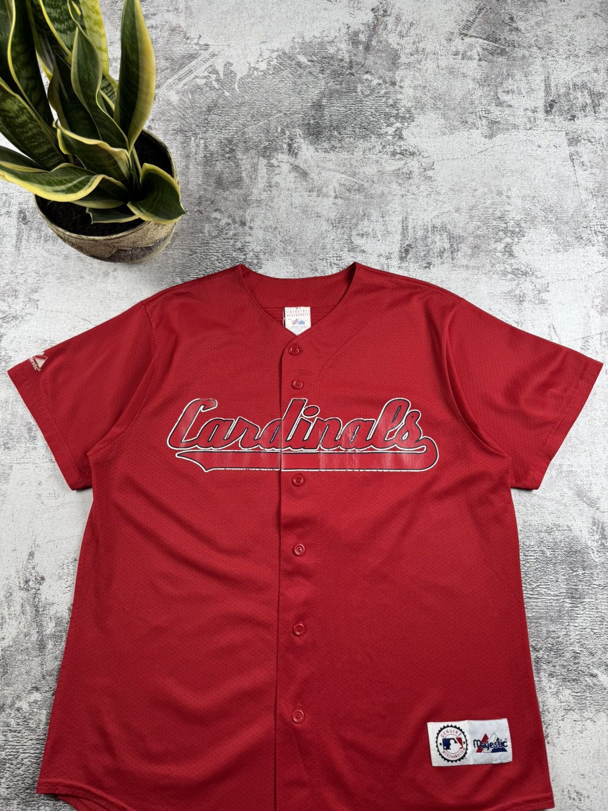 Majestic CARDINALS Isringhausen 44 USA Baseball Jersey USA T Shirt Size US L / EU 52-54 / 3 - 14 Thumbnail