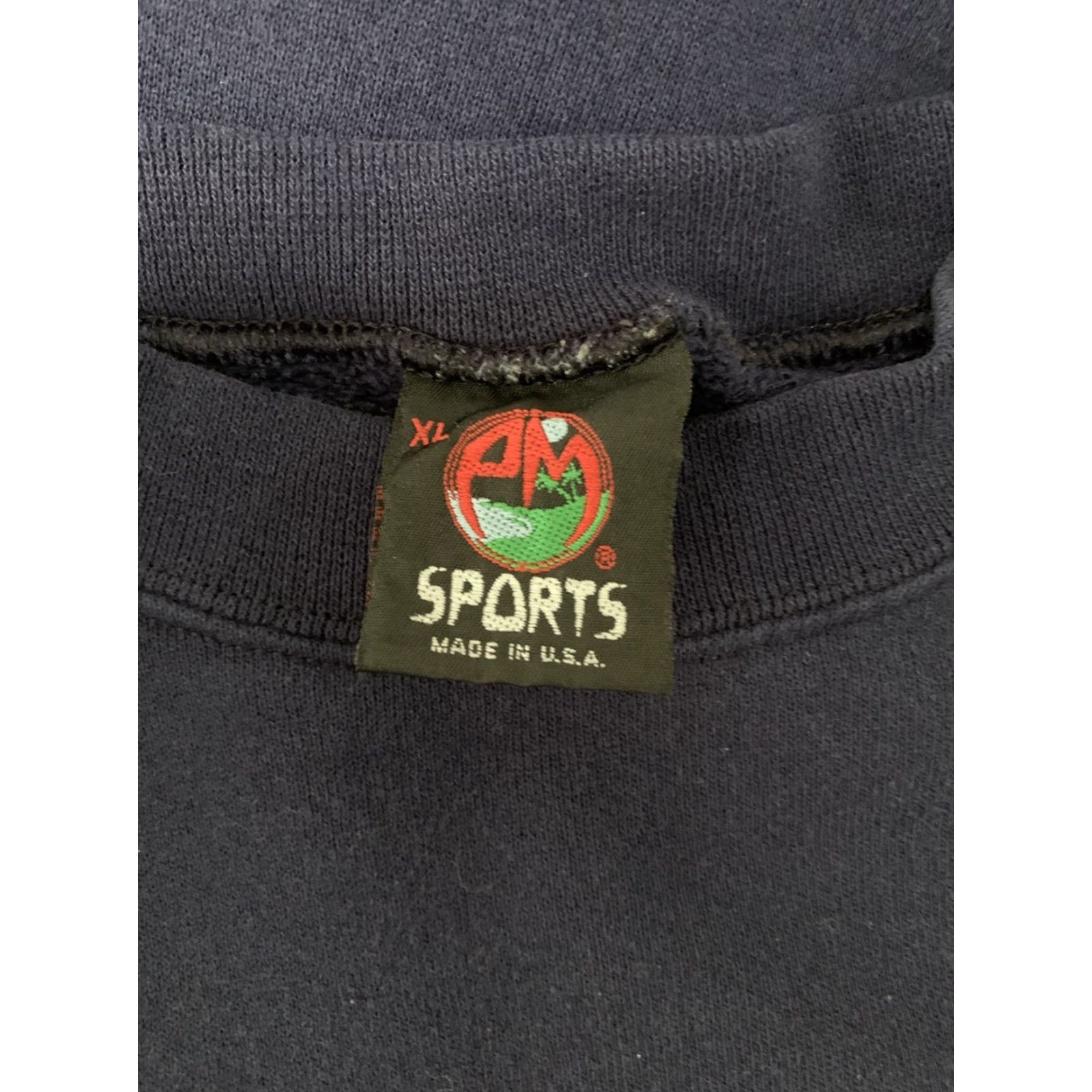 Vintage VINTAGE Michigan Wolverines Football Blue Graphic Sweatshirt UNISEX Adults XL Size US XL / EU 56 / 4 - 6 Thumbnail