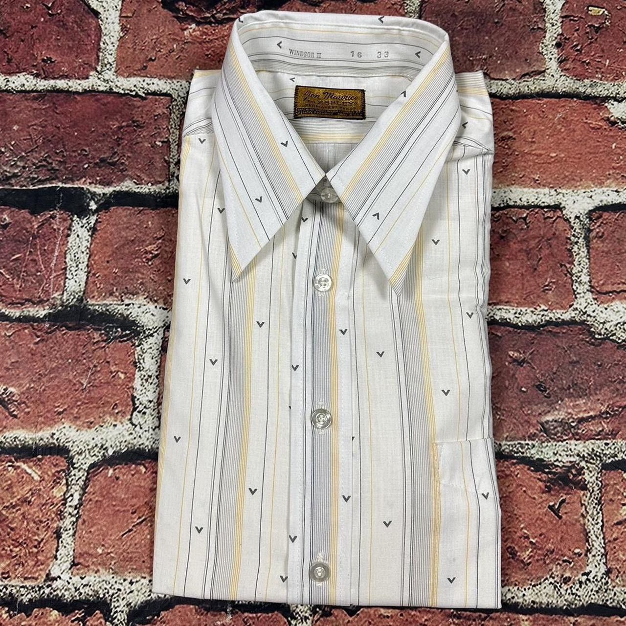 Vintage Vintage Jon Maurice for Essley Button Up Point Collar Shirt Size US L / EU 52-54 / 3 - 2 Thumbnail