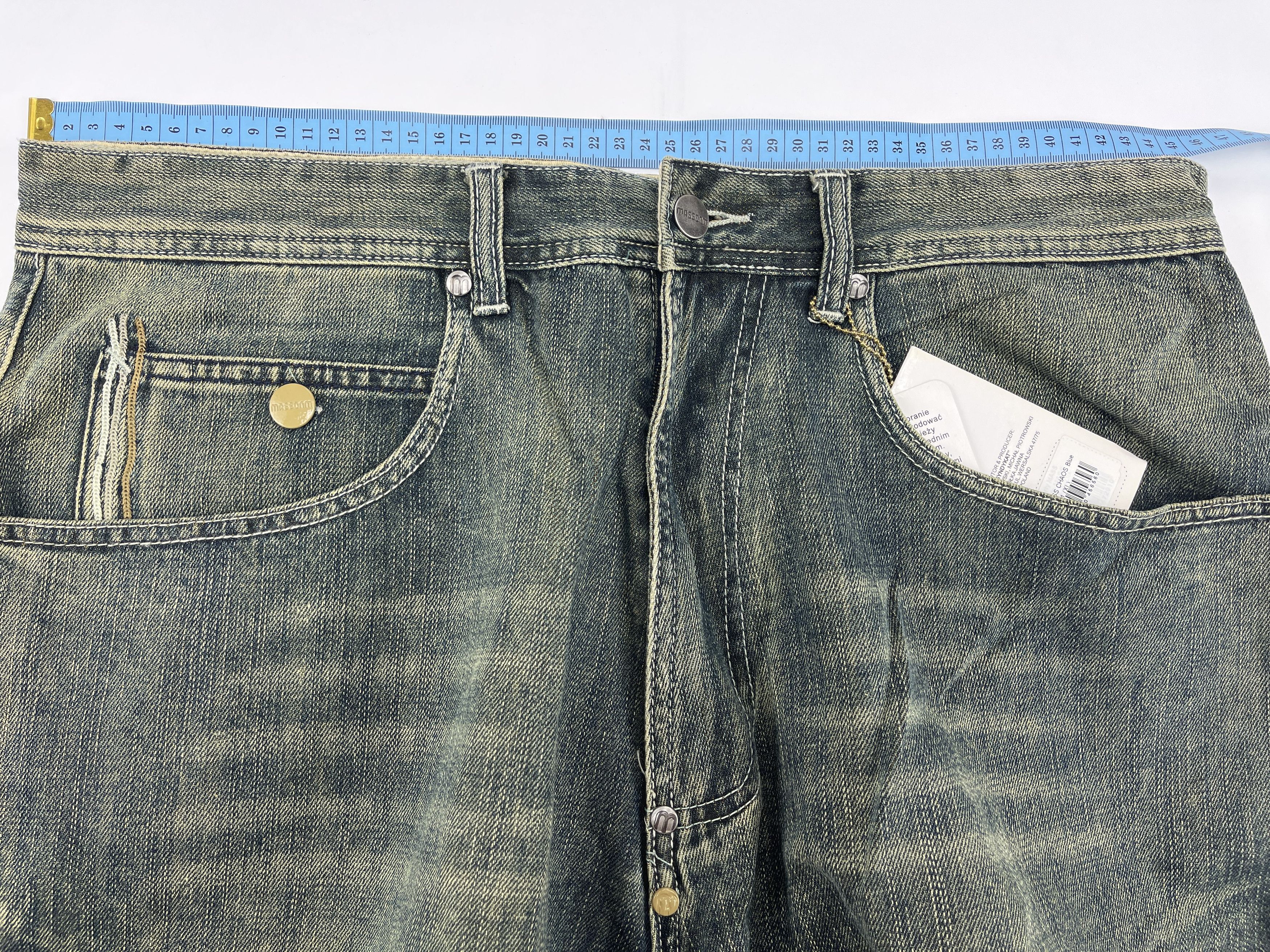Vintage Mass DNM jeans shorts, vintage hip hop, 90s, skater, size 34 Size US 34 / EU 50 - 12 Thumbnail