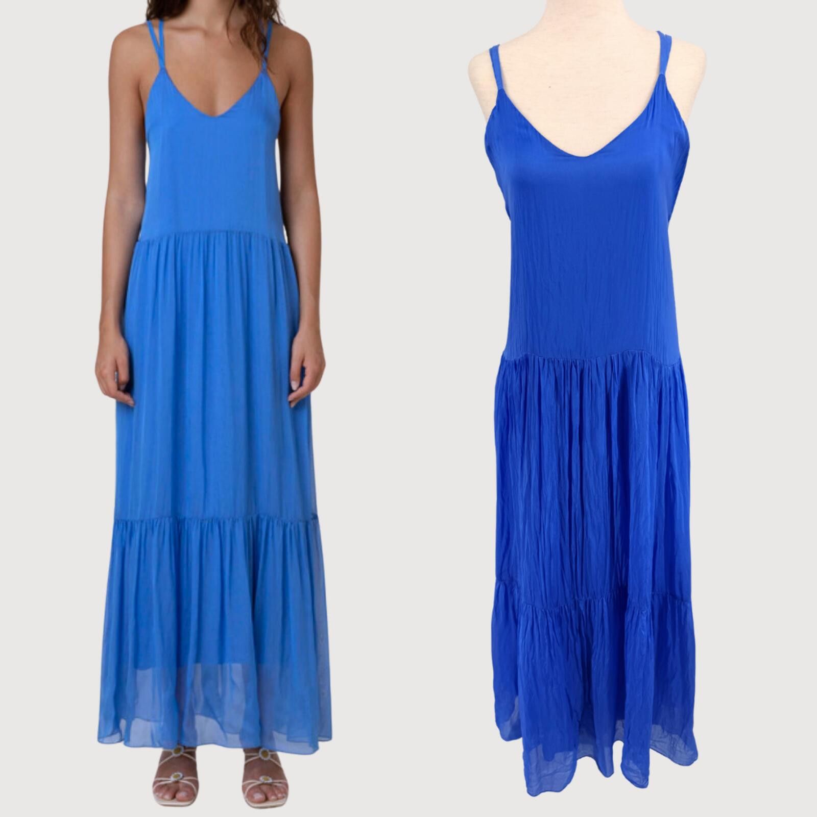 Other FRNCH Paris Silk Blend Tiered Maxi Dress M Size M / US 6-8 / IT 42-44 - 1 Thumbnail