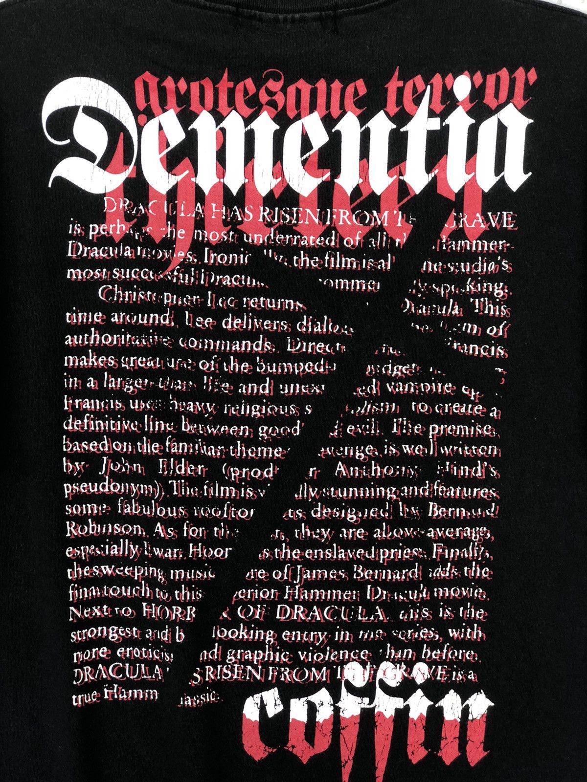 Expert Horror Vintage Dracula Coffin Dementia Horror Rare Tee Size US L / EU 52-54 / 3 - 9 Thumbnail