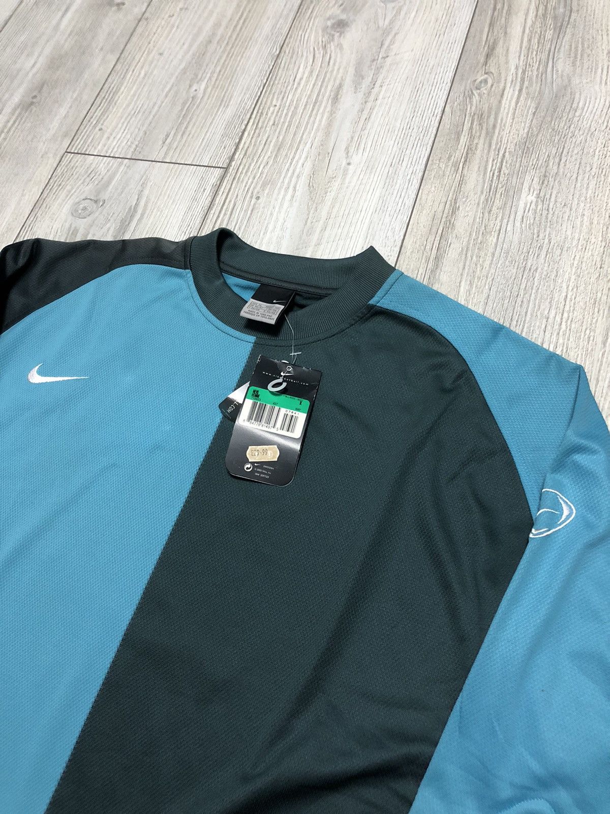 Vintage New Rare 90s Nike Small Logo Goalkeeper Soccer Jersey Shirt Size US XL / EU 56 / 4 - 3 Thumbnail