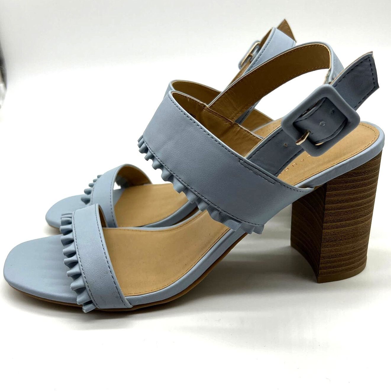 Other LC Lauren Conrad Women Shoes Size 9.5 Blue Heel Slip On Size US 9.5 / IT 39.5 - 1 Thumbnail