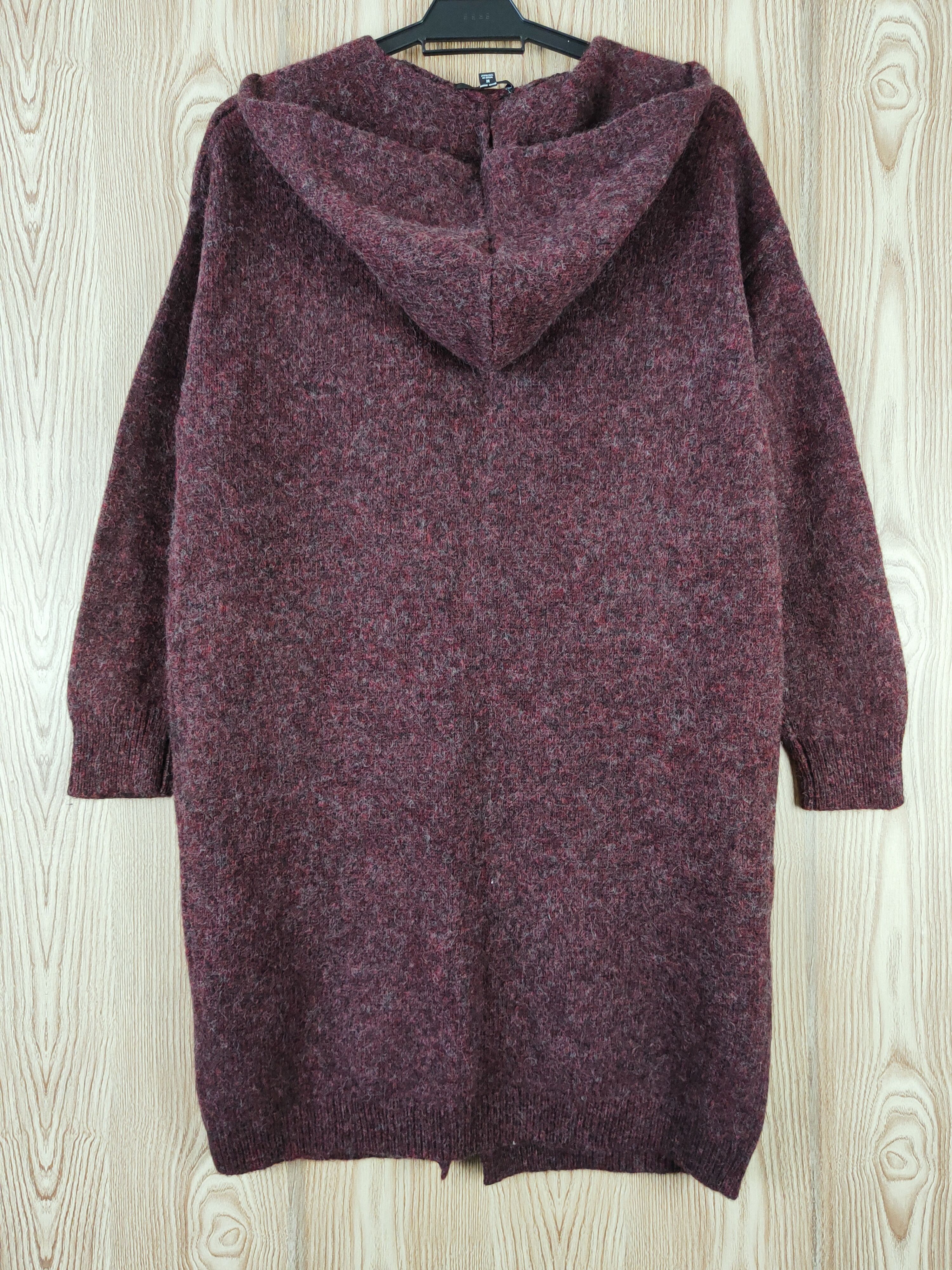Homespun Knitwear Uniqlo Knitwear mohair Hoodie Long Cardigan #W739 Size M / US 6-8 / IT 42-44 - 8 Thumbnail