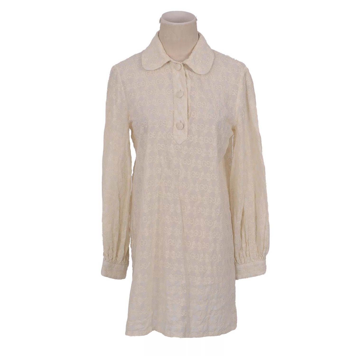 Gucci Gucci All-Over Logo Print Women's Dress Size S / US 4 / IT 40 - 1 Thumbnail