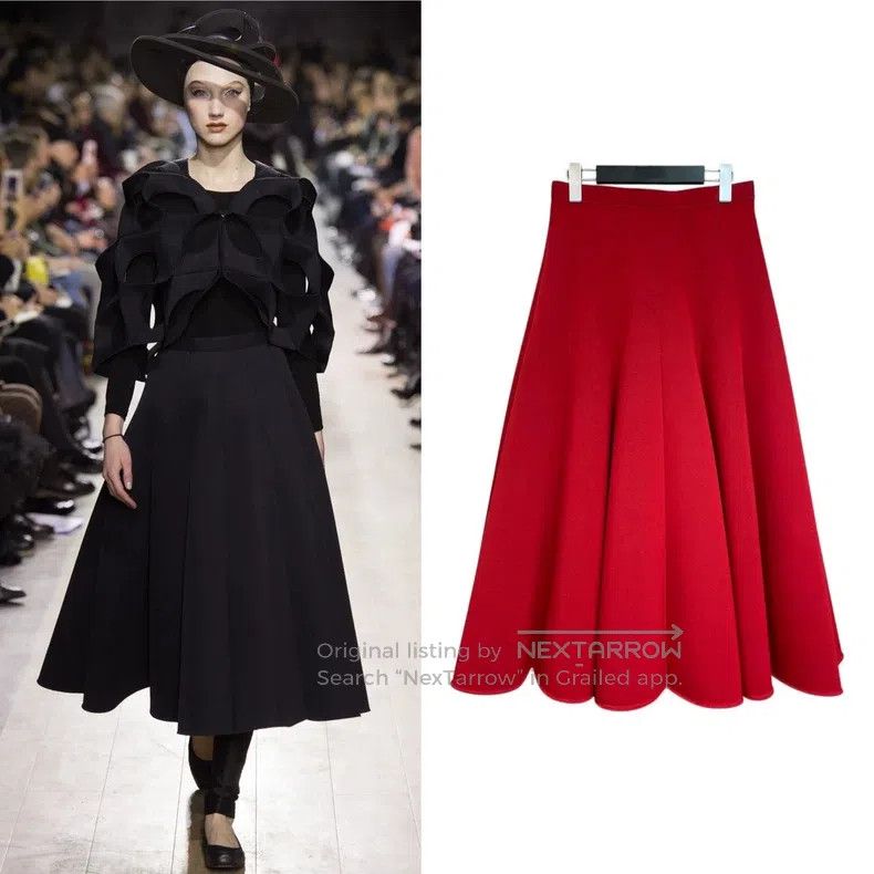 Junya Watanabe Junya Watanabe size S Red Skirt Size 23" - 1 Thumbnail