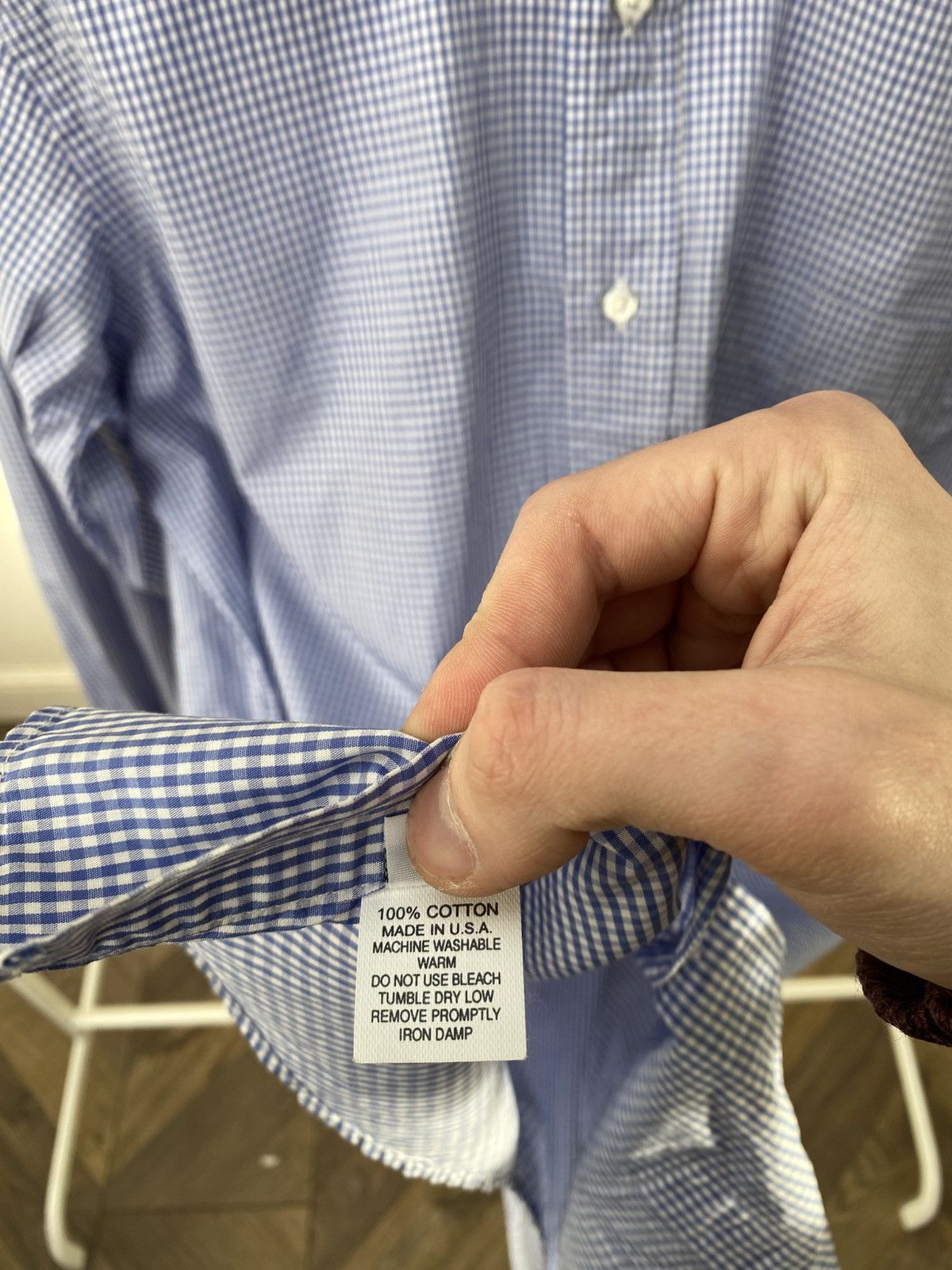 Thom Browne Vintage Thom Browne Button Up Shirt Size US L / EU 52-54 / 3 - 8 Thumbnail