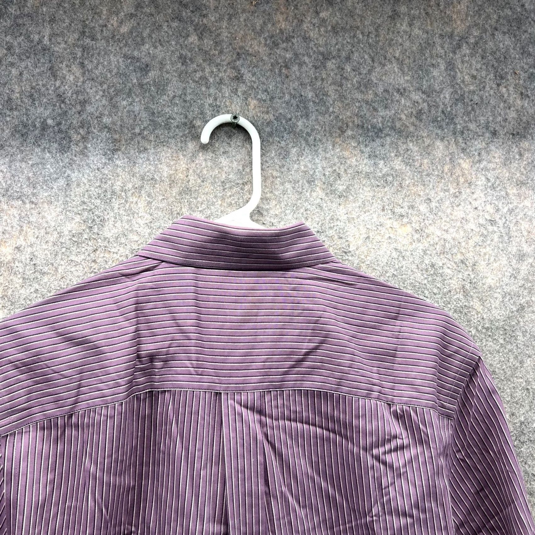 Eddie Bauer VINTAGE Eddie Bauer Shirt Men Small Purple Striped Button-Down Wrinkle Resistant Casual, Formal, Workwear Women? No, Men’s S. Size US S / EU 44-46 / 1 - 2 Thumbnail