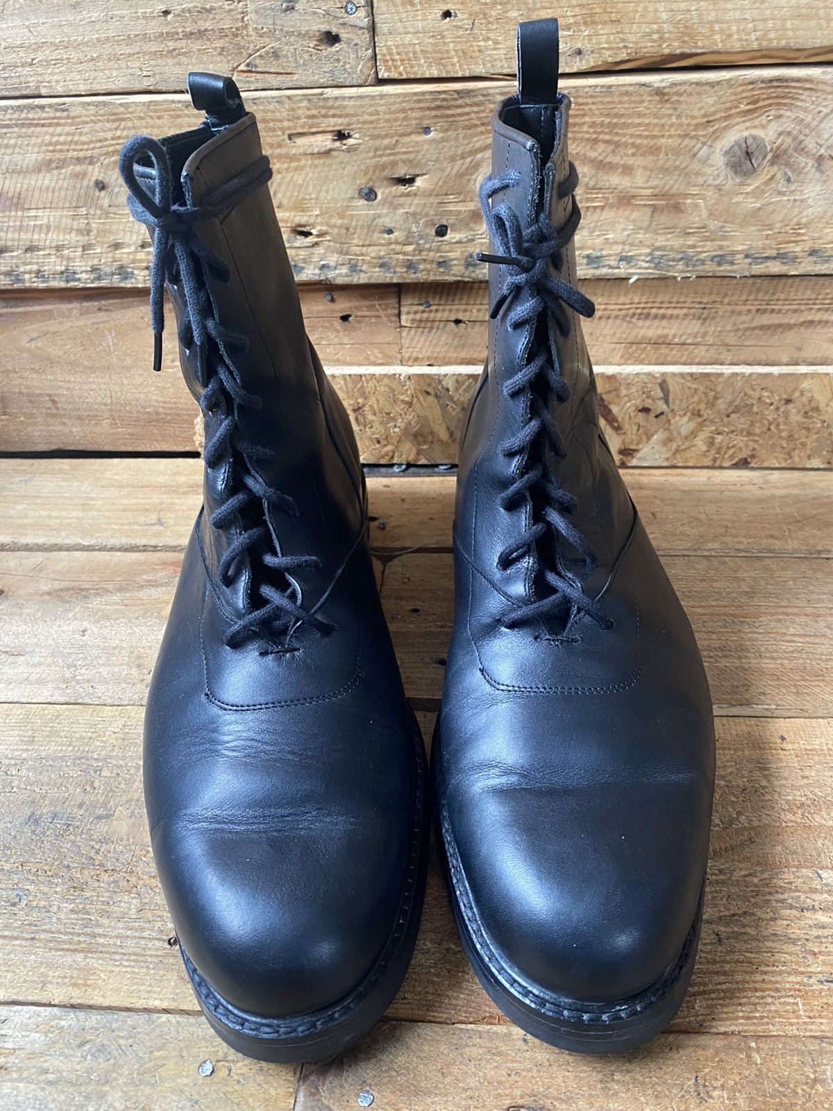 Giuliano Fujiwara × If Six Was Nine Giuano fujiwara x avant black leather combat boots uk 10 Size US 11 / EU 44 - 11 Thumbnail