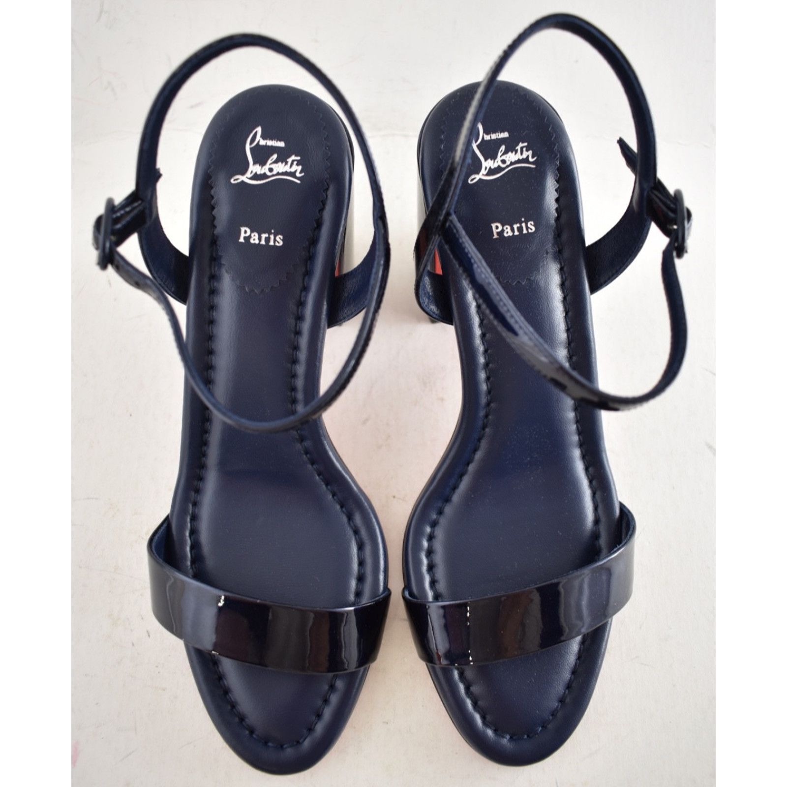 Christian Louboutin Christian Louboutin Miss Jane Sandal 85 Zaffiro Blue 40 Size US 9 / IT 39 - 10 Thumbnail