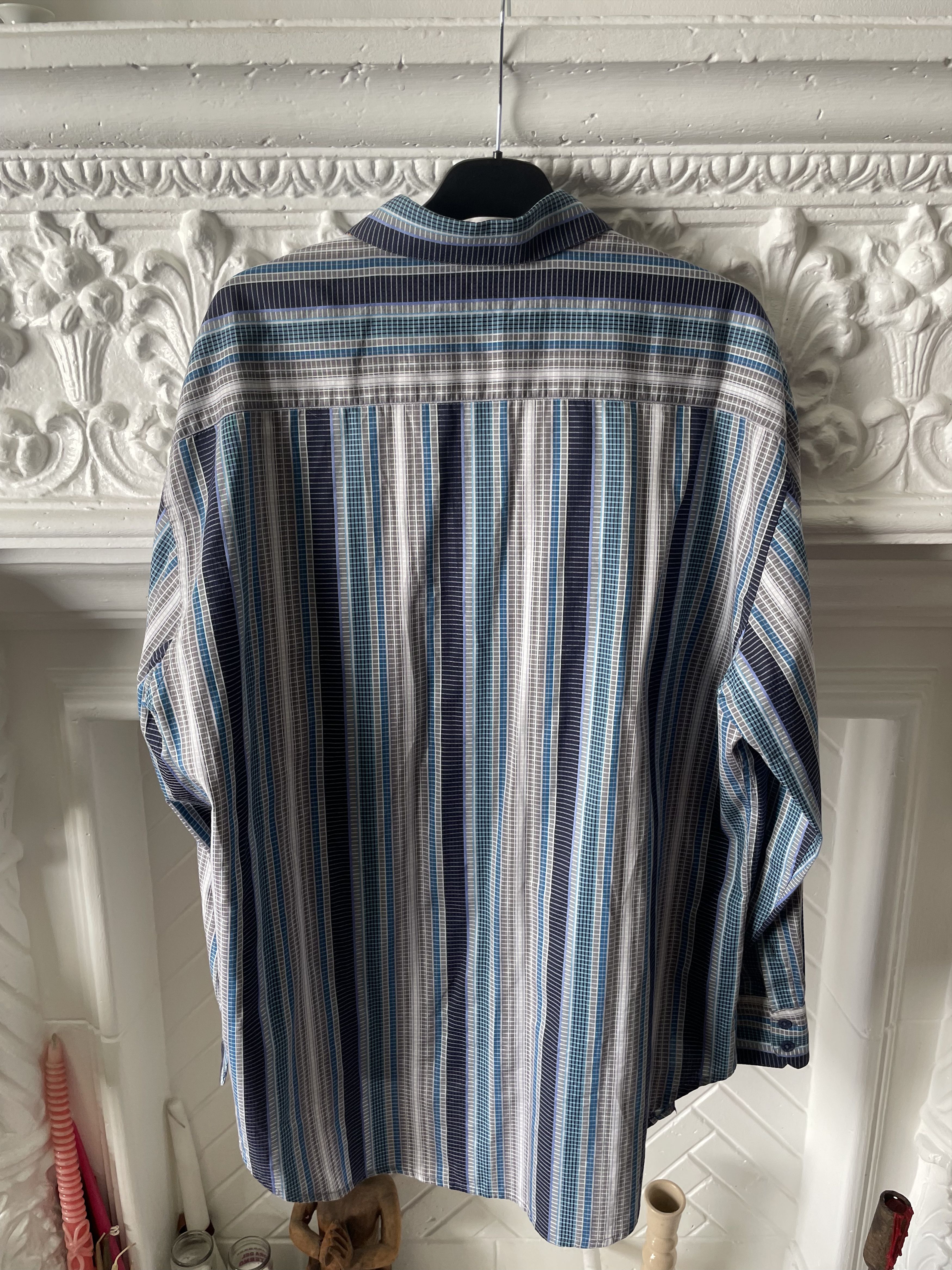 Robert Graham Robert Graham XXL Dress Shirt Multicolor Silk Embroidered Size US XXL / EU 58 / 5 - 4 Thumbnail