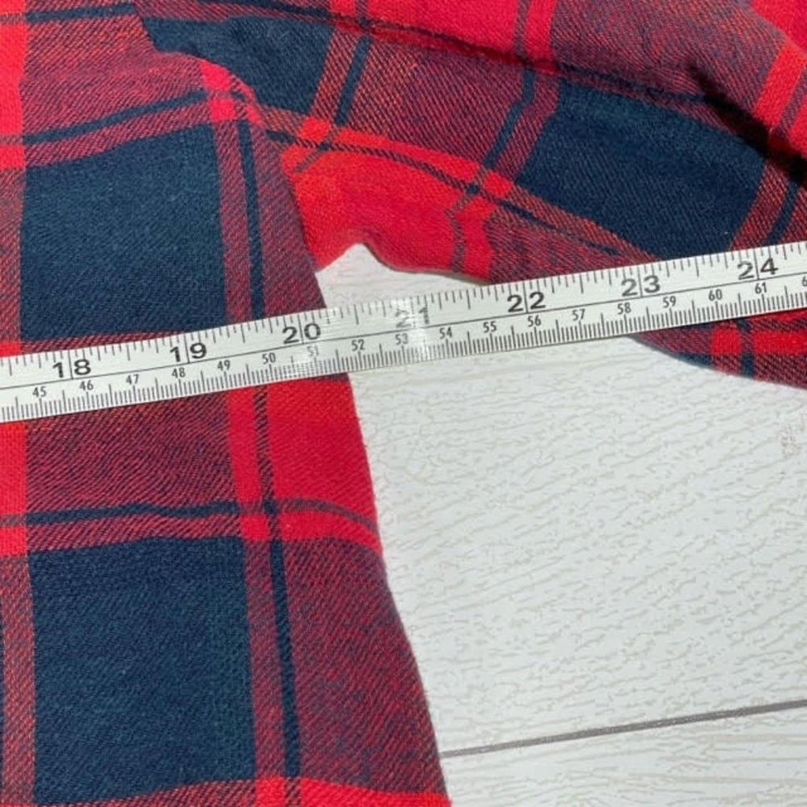 Other Alexander Del Rossa Red Plaid Flannel Shirt Size Large Size US L / EU 52-54 / 3 - 8 Thumbnail