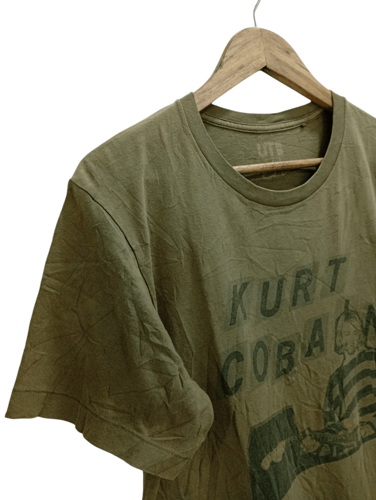 Band Tees × Japanese Brand 🔥🔥Uniqlo x Kurt Cobain T-shirt Size US L / EU 52-54 / 3 - 4 Thumbnail