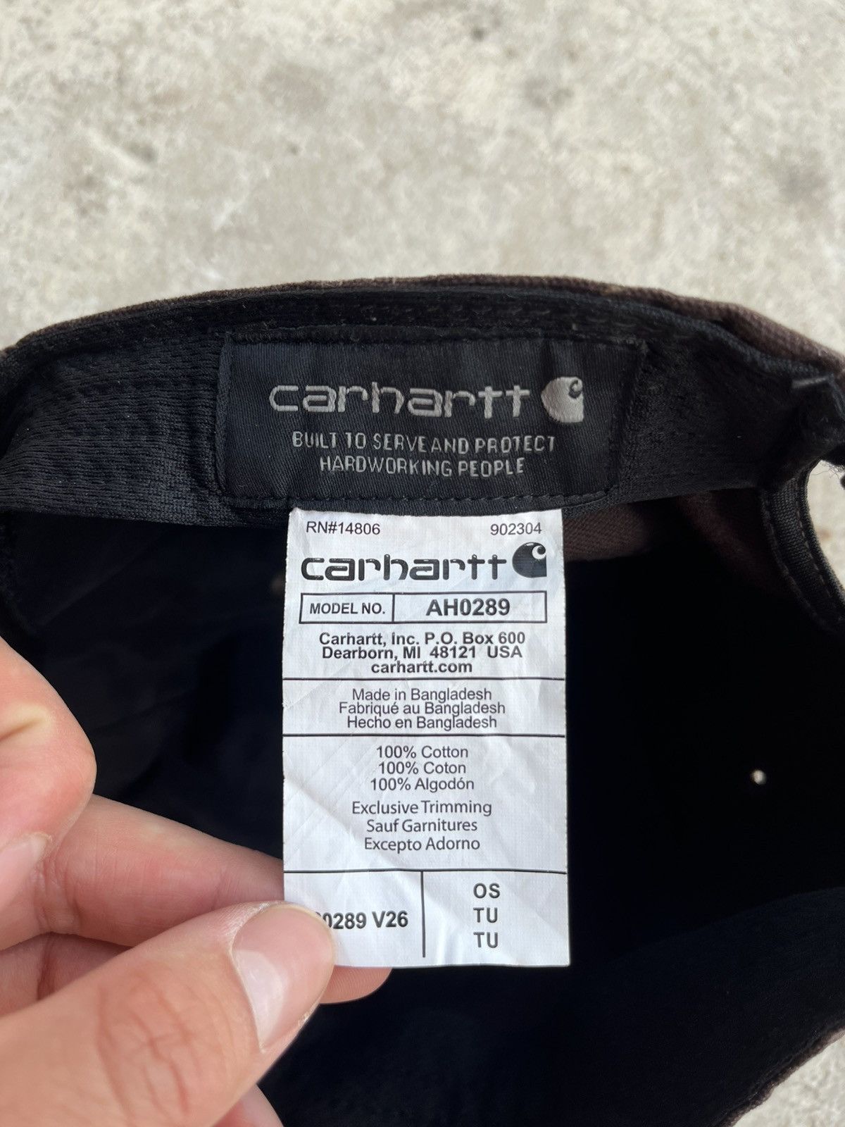 Carhartt Vintage Carhartt Brown Five Panel Streetwear Cap Hat Y2K Size ONE SIZE - 5 Thumbnail