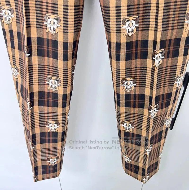 Burberry Burberry M Size Multicolor Wool Blend Casual Pants. Size US 30 / EU 46 - 3 Thumbnail