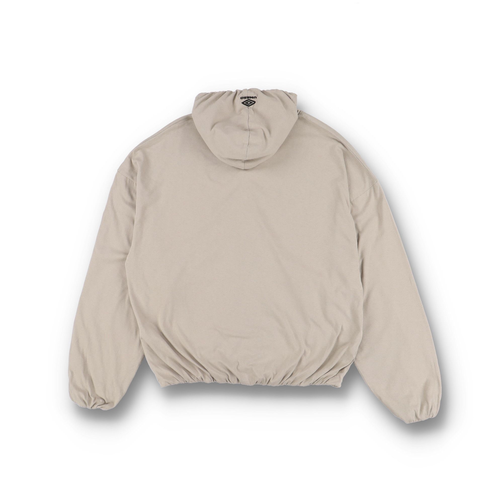 Slam Jam × Umbro Beige Crest Logo Oversized Zip Hoodie Size US XL / EU 56 / 4 - 7 Thumbnail