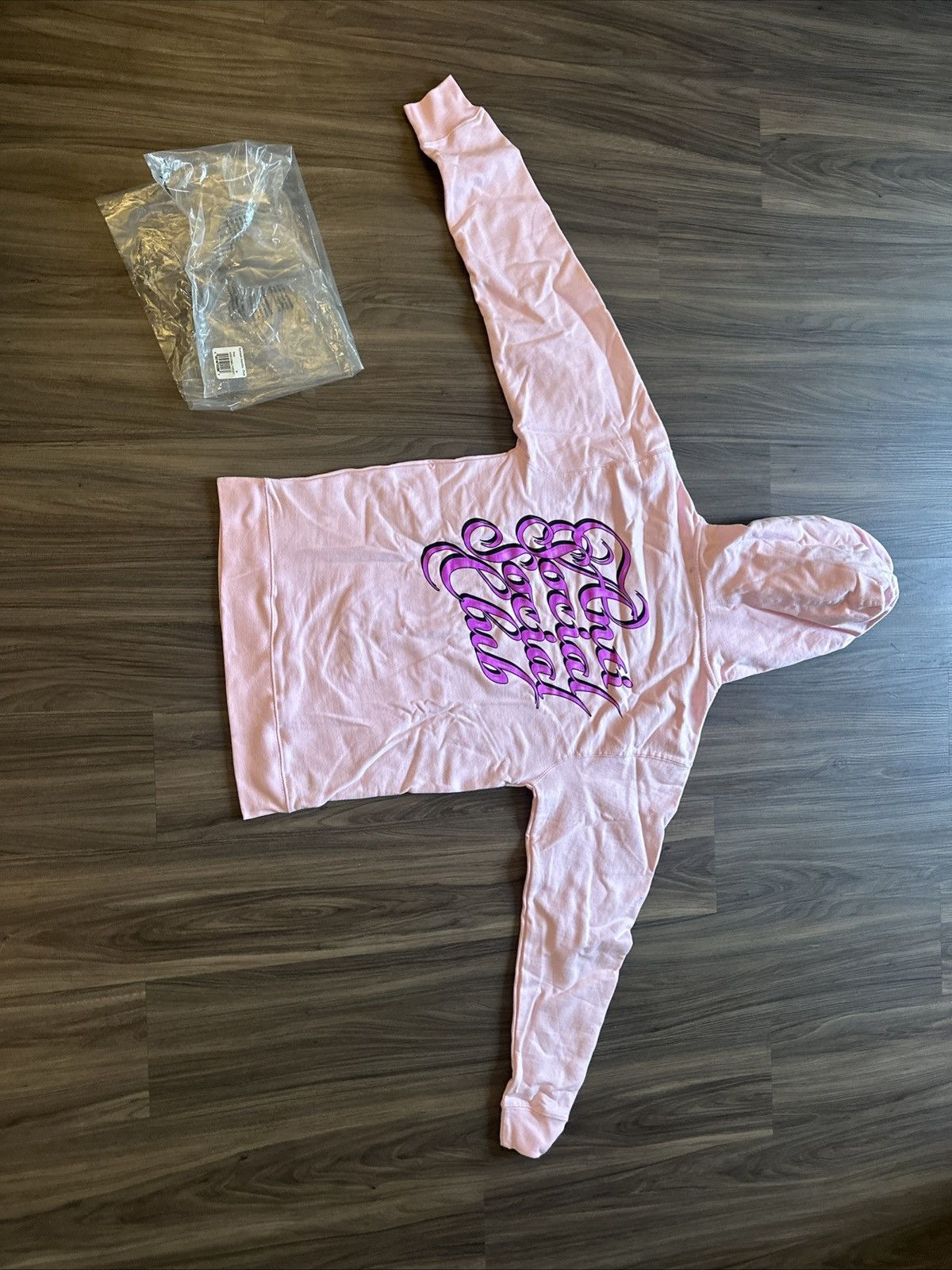 Anti Social Social Club Anti Social Social Club Eyelash Hoodie Pink/Purple Logo (S) Size US S / EU 44-46 / 1 - 6 Thumbnail
